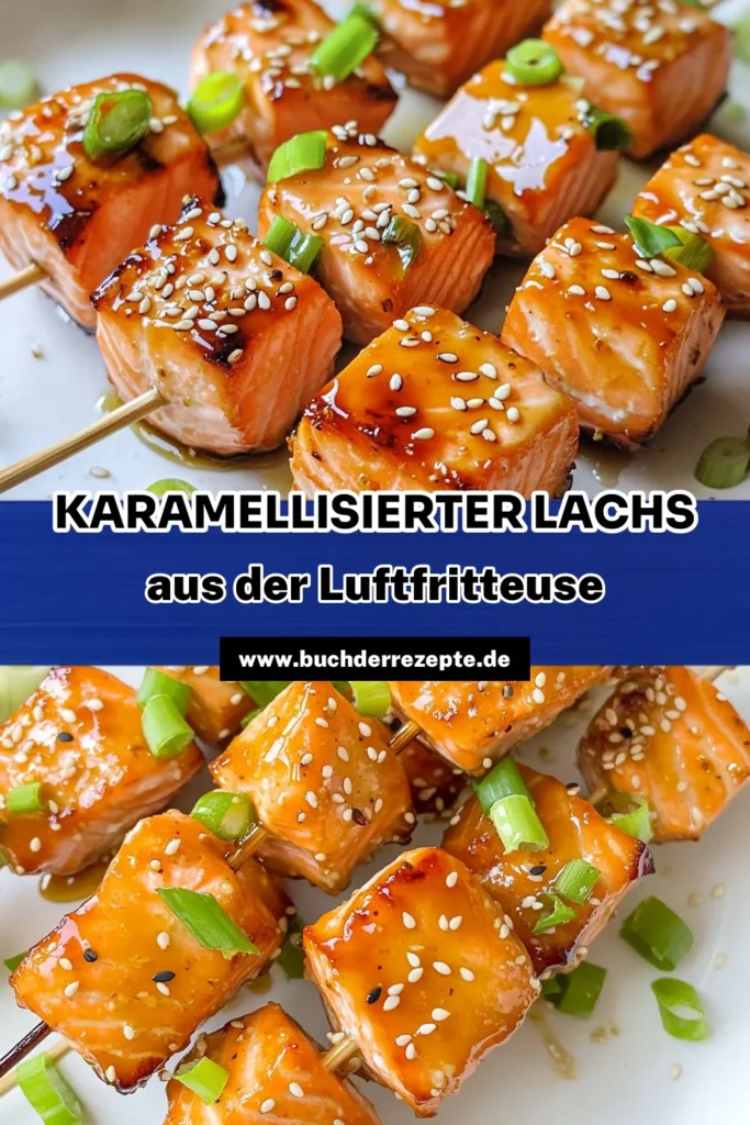 Entdecke die köstlichen Luftfritteuse Honig Knoblauch Lachs-Spieße, die schnell und einfach zubereitet werden können! Mit frischem Lachs, aromatischen Gewürzen und einer süßen Honigmarinade sind diese Spieße der perfekte Snack oder Hauptgericht. Perfekt für alle, die gesunde Rezepte lieben! Klicke hier, um die vollständige Anleitung zu erhalten und deine Familie und Freunde zu beeindrucken! #Luftfritteuse #Honig #Knoblauch #LachsSpieße