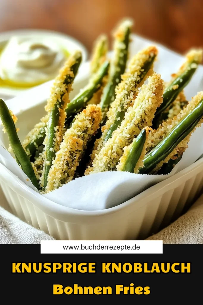 Entdecke das perfekte Rezept für Knoblauch-Parmesan Grüner Bohnen Pommes! Diese einfache und gesunde Snack-Alternative ist außen knusprig und innen zart. Mit frischen grünen Bohnen, würzigem Parmesan und einem Hauch von Knoblauch sind sie der ideale Genuss für jeden Anlass. Klicke jetzt, um die vollständige Anleitung und weitere köstliche Tipps zu entdecken! #KnoblauchParmesan #GrüneBohnen #Snacks #GesundeRezepte
