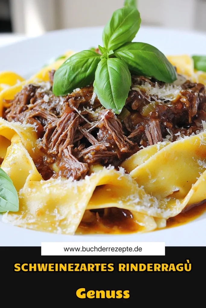 Entdecke das perfekte Rezept für langsam gekochtes Rinderragù mit Pappardelle! Vertraue auf simple Zutaten wie Rinderknochen, frisches Gemüse und aromatische Gewürze für ein Geschmackserlebnis, das du nicht verpassen möchtest. Lerne, wie du mit einem Slow Cooker köstliches Rindfleisch zart garst und es perfekt mit Pappardelle servierst. Klicke jetzt, um das volle Rezept zu entdecken! #Rinderragù #Pappardelle #SlowCooker #Kochen