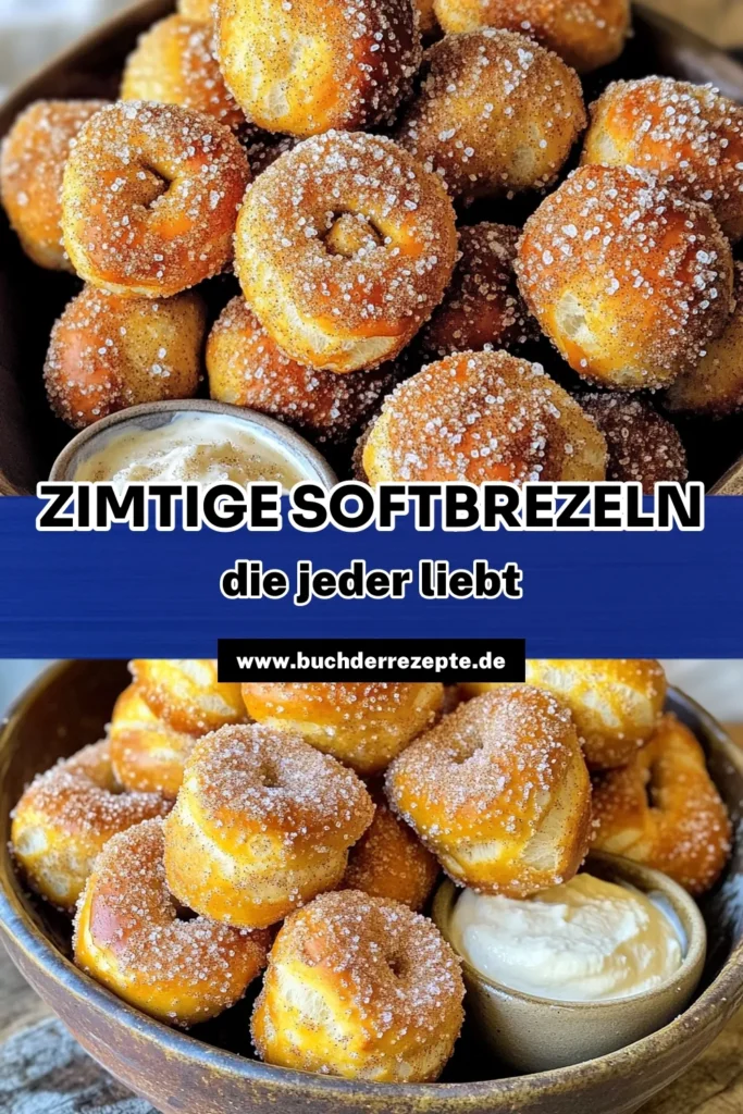 Entdecke das Rezept für köstliche Zimtzucker-Soft-Prezelbissen, die einfach zuzubereiten sind und perfekt zum Snacken sind! Mit einer goldbraunen Außenseite und einem süßen Zimt-Zucker-Belag sind sie ein echter Genuss. Lass dir diese himmlische Kombination aus Teig und Zimt nicht entgehen! Klicke jetzt, um das vollständige Rezept zu erfahren und deine eigene Portion zu zaubern! #ZimtzuckerSoftPrezelbissen #Rezepte #Backen #Snacks