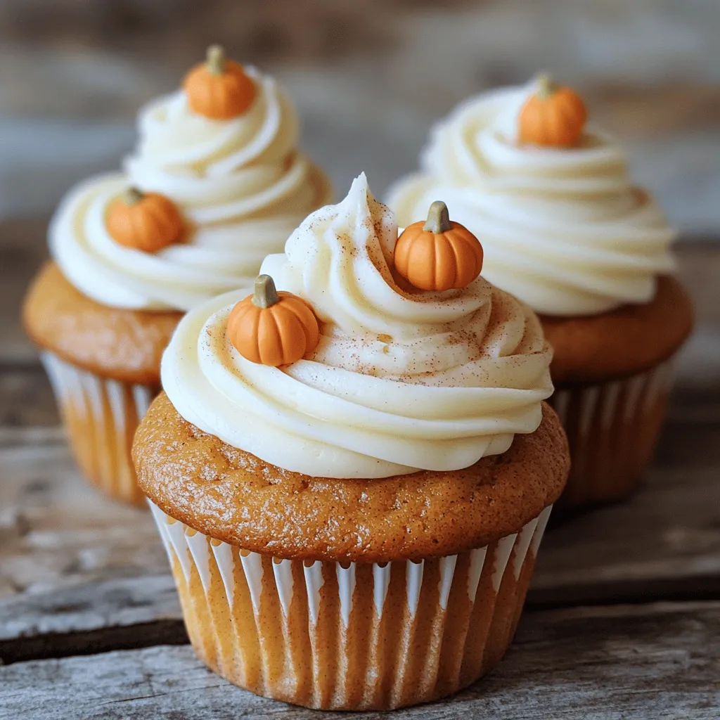 Um köstliche Kürbisgewürz-Cupcakes zu backen, brauchst du folgende Hauptzutaten: - 1 Tasse Weizenmehl (Type 405) - 1/2 Teelöffel Backpulver - 1/2 Teelöffel Natron - 1 Teelöffel gemahlener Zimt - 1/2 Teelöffel gemahlene Muskatnuss - 1/4 Teelöffel gemahlener Ingwer - 1/4 Teelöffel gemahlene Nelken - 1/4 Teelöffel Salz - 1/2 Tasse Kristallzucker - 1/2 Tasse brauner Zucker, fest gepackt - 1/2 Tasse Pflanzenöl - 2 große Eier - 1 Tasse Kürbispüree - 1 Teelöffel Vanilleextrakt - 1/2 Tasse gehackte Walnüsse (optional) Du kannst deinen Cupcakes einige Extras hinzufügen. Hier sind einige Optionen: - Gehackte Walnüsse für einen knackigen Biss - Frischkäseglasur für eine süße, cremige Note - Zimt für einen zusätzlichen Kick - Fondant-Kürbisse als festliche Dekoration Die Qualität der Zutaten ist wichtig für den Geschmack. Hier sind einige Tipps: - Verwende frisches Kürbispüree für den besten Geschmack. - Achte auf hochwertige Gewürze. Sie geben den Cupcakes mehr Aroma. - Nutze frische Eier aus Freilandhaltung. Sie machen die Cupcakes lockerer. - Gutes Pflanzenöl sorgt für eine feuchte Struktur. Wenn du diese Tipps beachtest, wirst du großartige Kürbisgewürz-Cupcakes zaubern! Heize deinen Ofen auf 175°C vor. Nimm ein Muffinblech und lege es mit Papierförmchen aus. Diese Förmchen helfen, die Cupcakes leicht zu entnehmen. In einer mittleren Schüssel vermischst du die folgenden trockenen Zutaten: - 1 Tasse Weizenmehl - 1/2 Teelöffel Backpulver - 1/2 Teelöffel Natron - 1 Teelöffel gemahlener Zimt - 1/2 Teelöffel gemahlene Muskatnuss - 1/4 Teelöffel gemahlener Ingwer - 1/4 Teelöffel gemahlene Nelken - 1/4 Teelöffel Salz Rühre alles gut um, damit sich die Aromen gleichmäßig verteilen. In einer großen Schüssel vermischst du: - 1/2 Tasse Kristallzucker - 1/2 Tasse brauner Zucker - 1/2 Tasse Pflanzenöl Rühre die Mischung, bis sie glatt ist. Füge dann nacheinander zwei große Eier hinzu. Rühre gut um, bevor das nächste Ei kommt. Danach gibst du 1 Tasse Kürbispüree und 1 Teelöffel Vanilleextrakt dazu und rührst alles gut. Nun gib die trockenen Zutaten nach und nach in die feuchte Mischung. Rühre vorsichtig, bis alles gut vermischt ist. Wenn du magst, füge 1/2 Tasse gehackte Walnüsse hinzu. Diese geben einen tollen Crunch. Fülle den Teig mit einem Esslöffel in die Muffinförmchen. Fülle sie etwa zwei Drittel voll. Backe die Cupcakes für 18-20 Minuten. Sie sind fertig, wenn ein Zahnstocher sauber herauskommt. Lass die Cupcakes 5 Minuten im Blech abkühlen. Danach lege sie auf ein Kuchengitter, um vollständig abzukühlen. Für die besten Kürbisgewürz-Cupcakes stelle deinen Ofen auf 175°C ein. Backe die Cupcakes 18 bis 20 Minuten. Überprüfe sie mit einem Zahnstocher. Wenn er sauber herauskommt, sind sie fertig. Lass sie fünf Minuten im Blech ruhen. Danach lege sie auf ein Kuchengitter zum Abkühlen. Um den vollen Geschmack zu genießen, achte darauf, frisches Kürbispüree zu verwenden. Es bringt mehr Aroma. Die Gewürze sind wichtig. Zimt, Muskatnuss und Ingwer geben den Cupcakes ihren besonderen Kick. Mische die trockenen Zutaten gut, damit jeder Bissen gleichmäßig gewürzt ist. Für eine tolle Präsentation dekoriere die Cupcakes mit Frischkäseglasur. Streue etwas Zimt darüber für einen schönen Look. Du kannst auch kleine Fondant-Kürbisse verwenden. Diese machen die Cupcakes festlicher und lustiger. Experimentiere mit verschiedenen Toppings, um deine Cupcakes einzigartig zu machen. {{image_4}} Kürbisgewürz-Cupcakes sind köstlich und vielseitig. Du kannst sie mit vielen Toppings verschönern. Eine beliebte Wahl ist Frischkäseglasur. Sie bringt eine schöne Cremigkeit. Du kannst auch Zimt oder Kakaopulver darüber streuen. Das macht die Cupcakes noch leckerer. Für einen festlichen Look füge kleine Fondant-Kürbisse hinzu. Es gibt viele Möglichkeiten, sie zu dekorieren. Wenn du glutenfrei backen möchtest, ersetze das Weizenmehl durch eine glutenfreie Mischung. Achte darauf, dass die Mischung gut bindet. Du kannst auch Hafermehl verwenden. Für vegane Cupcakes tausche die Eier gegen Apfelmus oder Leinsamen-Ei. Verwende pflanzliche Milch anstelle von Eier. So bleiben die Cupcakes fluffig und lecker, ohne tierische Produkte. Um die Cupcakes noch interessanter zu machen, füge Schokolade oder Trockenfrüchte hinzu. Schokoladenstückchen geben einen süßen Biss. Trockenfrüchte wie Rosinen oder Cranberries bringen Frische. Du kannst sie einfach in den Teig mischen. Achte darauf, die Stücke gleichmäßig zu verteilen. Dadurch schmecken die Cupcakes noch besser und bieten eine tolle Textur. Um die Kürbisgewürz-Cupcakes frisch zu halten, lege sie in einen luftdichten Behälter. Du kannst sie auch in Frischhaltefolie wickeln. Dies schützt sie vor Trockenheit und sorgt dafür, dass der Geschmack bleibt. Stelle den Behälter an einen kühlen, trockenen Ort. Vermeide direkte Sonne oder Wärmequellen. Die Cupcakes halten sich bei Raumtemperatur etwa 3 bis 4 Tage. Für eine längere Lagerung kannst du sie einfrieren. Leg die Cupcakes in einen gefrierfesten Behälter oder wickel sie gut in Folie ein. Im Gefrierfach bleiben sie bis zu 3 Monate frisch. Zum Auftauen einfach bei Raumtemperatur stehen lassen. Frosting und Toppings solltest du separat aufbewahren. Stelle sie in den Kühlschrank, bis du sie brauchst. In einem luftdichten Behälter bleibt das Frosting bis zu einer Woche frisch. Vor der Verwendung kannst du es kurz auf Zimmertemperatur bringen. So wird es wieder weich und leicht verteilbar. Das Rezept ist einfach, weil es wenige Schritte hat. Du brauchst keine speziellen Techniken. Die Zutaten sind leicht zu finden und mischen sich schnell. In nur 15 Minuten bist du bereit zum Backen. Das macht es perfekt für Anfänger und erfahrene Bäcker. Ja, du kannst frisches Kürbispüree verwenden. Achte darauf, es gut zu pürieren. Es sollte eine glatte Konsistenz haben. Das gibt den Cupcakes einen frischen Geschmack. Wenn du frisches Kürbispüree nimmst, kann es etwas mehr Wasser enthalten. So kann der Teig etwas feuchter sein. Um die Cupcakes glutenfrei zu machen, ersetze das Weizenmehl. Du kannst glutenfreies Mehl verwenden. Achte darauf, eine Mischung zu wählen, die gut bindet. Außerdem kannst du ein Bindemittel wie Xanthan hinzufügen. So bleiben die Cupcakes schön fluffig und lecker. Frischkäseglasur ist eine tolle Wahl. Sie ergänzt die Gewürze gut und schmeckt cremig. Du kannst auch Zimt- oder Karamellglasur verwenden. Diese Glasuren fügen eine süße Note hinzu. Wenn du es einfacher magst, lasse die Cupcakes einfach pur. Sie sind auch ohne Glasur köstlich. Kürbisgewürz-Cupcakes sind ein leckeres, einfaches Rezept. Du hast gelernt, welche Zutaten wichtig sind und wie du sie zubereitest. Die Tipps helfen dir, den besten Geschmack zu erzielen und deine Cupcakes schön zu dekorieren. Denke daran, verschiedene Variationen auszuprobieren, um deinen Freunden zu imponieren. Die richtigen Lagerungshinweise stellen sicher, dass deine Cupcakes frisch bleiben. Mit diesen Informationen bist du bereit, selbst perfekte Kürbisgewürz-Cupcakes zu backen. Experimentiere und habe Spaß in der Küche!