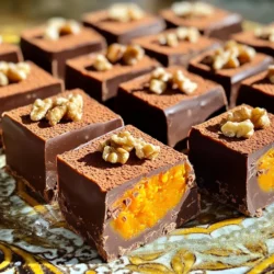 Für das No-Bake Schokoladen-Kürbis-Fudge brauchst du diese Zutaten: - 1 Tasse Kürbispüree aus der Dose - 1 Tasse cremige Mandelbutter (oder Erdnussbutter) - 1/4 Tasse Ahornsirup - 1 Tasse Kakaopulver - 1 Teelöffel Vanilleextrakt - 1 Teelöffel Kürbisk Gewürz (oder eine Mischung aus Zimt, Muskatnuss und Ingwer) - Eine Prise Meersalz - 1/2 Tasse dunkle Schokoladenstückchen (vegan, wenn gewünscht) - Gehackte Walnüsse oder Pekannüsse zum Garnieren (optional) Ich empfehle, frisches Kürbispüree zu verwenden, wenn du Zeit hast. Es hat einen besseren Geschmack. Für die Nussbutter kannst du auch Cashewbutter nehmen, wenn du eine mildere Note magst. Bei den Schokoladenstückchen achte auf die Qualität. Dunkle Schokolade mit hohem Kakaoanteil schmeckt am besten. Du findest die meisten Zutaten in deinem Supermarkt. Die Nussbutter gibt es oft im Bio-Regal. Das Kürbispüree findest du in der Nähe der Backwaren oder in der Konservenabteilung. Wenn du spezielle Zutaten suchst, wie hochwertiges Kakaopulver, schau in einem Feinkostladen oder online. Die Auswahl dort ist oft größer und die Qualität besser. Um das Kürbispüree vorzubereiten, öffne die Dose. Gieße den Inhalt in eine große Schüssel. Verwende einen Löffel, um das Püree gut zu vermischen. Es sollte glatt und klumpenfrei sein. Wenn du frischen Kürbis verwendest, koche ihn zuerst bis er weich ist. Püriere ihn dann mit einem Mixer oder in einer Küchenmaschine. In derselben Schüssel, füge die cremige Mandelbutter hinzu. Du kannst auch Erdnussbutter nehmen, wenn du magst. Gieße den Ahornsirup dazu. Rühre die Mischung gut mit einem Rührgerät oder einem großen Löffel. Danach füge das Kakaopulver, den Vanilleextrakt und das Kürbisgewürz hinzu. Mische alles gut, bis keine Klumpen mehr da sind. Jetzt kannst du die dunklen Schokoladenstückchen vorsichtig unterheben. Lege eine 20x20 cm große Backform mit Backpapier aus. Lass das Papier über die Ränder hängen. Das hilft, die Fudge später zu entfernen. Gieße die Mischung in die Form. Drücke sie mit einem Spatel gleichmäßig fest. Wenn du willst, streue die gehackten Nüsse oben drauf. Decke die Form mit Frischhaltefolie ab. Stelle sie für mindestens 2 Stunden in den Kühlschrank. Wenn die Fudge fest ist, nimm sie aus der Form. Schneide sie in kleine Würfel und genieße! Um die perfekte Konsistenz für deine No-Bake Fudge zu erreichen, ist es wichtig, die richtigen Verhältnisse zu beachten. Das Kürbispüree und die Mandelbutter sind deine Hauptbestandteile. Achte darauf, dass die Mandelbutter cremig ist. Dadurch wird die Fudge schön weich. Wenn du die Mischung rührst, sollten keine Klumpen übrig bleiben. Wenn die Masse zu trocken ist, kannst du etwas mehr Ahornsirup hinzufügen. Wenn sie zu feucht ist, füge einen Löffel mehr Kakaopulver hinzu. So erhältst du die gewünschte Textur. Ein häufiger Fehler ist, die Fudge nicht lange genug im Kühlschrank zu lassen. Mindestens zwei Stunden sind wichtig. Wenn du die Fudge vorher schneidest, wird sie bröckelig. Ein weiterer Fehler ist, die Zutaten nicht gut genug zu vermischen. Wenn die Schokoladenstückchen nicht gleichmäßig verteilt sind, hast du an manchen Stellen große Schokoladenteile und an anderen nichts. Achte darauf, die Zutaten gut zu vermengen. Die Präsentation macht viel aus. Arrangiere die Fudge-Quadrate auf einem schönen Teller. Du kannst sie mit etwas zusätzlichem Kakaopulver bestäuben. Das sieht nicht nur gut aus, sondern gibt auch Geschmack. Eine weitere Option ist, geschmolzene Schokolade darüber zu träufeln. Das gibt der Fudge eine elegante Note. Wenn du Nüsse verwendest, streue sie gleichmäßig auf die Fudge, bevor sie fest wird. So bleibt der Crunch erhalten und macht die Fudge noch leckerer. {{image_4}} Wenn Sie eine andere Nussbutter ausprobieren möchten, geht das ganz einfach. Erdnussbutter passt gut zu diesem Rezept. Sie gibt einen tollen, nussigen Geschmack. Auch Cashewbutter oder Sonnenblumenbutter sind gute Optionen. Diese Alternativen bringen neue Aromen in das Fudge. Achten Sie darauf, dass die Nussbutter cremig ist. So bleibt die Konsistenz schön. Für mehr Geschmack können Sie zusätzliche Aromen hinzufügen. Zum Beispiel können Sie einen Hauch von Zimt oder Muskatnuss einstreuen. Diese Gewürze bringen Wärme und Tiefe in das Fudge. Auch ein Schuss Espresso kann sehr lecker sein. Er verstärkt den Schokoladengeschmack. Experimentieren Sie mit verschiedenen Aromen, um Ihre eigene Note zu finden. Möchten Sie eine vegane Version machen? Nutzen Sie einfach vegane Schokoladenstückchen. Diese sind ohne tierische Produkte. Auch die Mandel- oder Erdnussbutter ist bereits vegan. Für Glutenfreiheit müssen Sie nur sicherstellen, dass alle Zutaten glutenfrei sind. So können alle Ihre Freunde das Fudge genießen. Um deine No-Bake Schokoladen-Kürbis-Fudge frisch zu halten, lege sie in einen luftdichten Behälter. Das schützt sie vor Feuchtigkeit und Gerüchen. Du kannst die Fudge auch in Frischhaltefolie wickeln. Achte darauf, dass die Fudge nicht mit anderen Lebensmitteln in Berührung kommt. Im Kühlschrank hält die Fudge bis zu zwei Wochen. Wenn du sie länger aufbewahren möchtest, kannst du sie einfrieren. Achte darauf, die Fudge gut zu verpacken, um Gefrierbrand zu vermeiden. Um die Fudge einzufrieren, schneide sie in Stücke. Lege sie dann in einen gefrierfesten Behälter oder wickele sie einzeln in Folie. Zum Auftauen nimm die Fudge einfach aus dem Gefrierfach. Lass sie bei Raumtemperatur für etwa 30 Minuten stehen. So bleiben Geschmack und Textur optimal. Die Fudge braucht mindestens zwei Stunden im Kühlschrank, um fest zu werden. Kühlen Sie die Fudge in einer Form, die mit Backpapier ausgelegt ist. Nach zwei Stunden können Sie die Fudge herausnehmen und schneiden. Wenn Sie mehr Zeit haben, lassen Sie sie gerne länger im Kühlschrank. So wird die Fudge noch fester. Ja, Sie können andere Süßungsmittel verwenden. Honig oder Agavendicksaft sind gute Alternativen. Denken Sie daran, dass der Geschmack leicht variieren kann. Achten Sie darauf, die Menge anzupassen, da einige Süßungsmittel süßer sind als Ahornsirup. Das Rezept ergibt etwa 16 Stücke Fudge. Sie können die Fudge in gleichmäßige Würfel schneiden. Der genaue Umfang hängt von der Größe der Stücke ab, die Sie schneiden. Wenn Sie kleinere Stücke bevorzugen, erhalten Sie mehr Portionen. Diese Anleitung zeigt, wie Sie köstliche Kürbisfudge zubereiten können. Wir haben die wichtigsten Zutaten aufgelistet und Tipps gegeben, um Fehler zu vermeiden. Mit Variationen wie veganen und glutenfreien Optionen bleibt Ihre Fudge spannend. Richtig gelagert, bleibt sie frisch. Experimentieren Sie mit Aromen, um Ihr Rezept zu verbessern. Viel Spaß beim Zubereiten und Genießen!