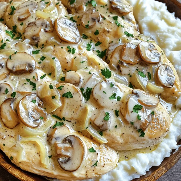 - 4 Hähnchenbrustfilets ohne Haut und Knochen - 2 Tassen Pilze, in Scheiben geschnitten (Cremini und Champignons) - 1 mittelgroße Zwiebel, gewürfelt - 4 Knoblauchzehen, fein gehackt - 1 Tasse Hühnerbrühe - 1 Tasse Schlagsahne Diese Zutaten bilden die Basis für dein cremiges Pilz-Hühnchen. Die Hähnchenbrust ist zart und nimmt die Aromen gut auf. Die Mischung aus Cremini und Champignons bringt einen reichen, erdigen Geschmack. Zwiebeln und Knoblauch sorgen für eine aromatische Grundlage. Die Hühnerbrühe und Schlagsahne machen das Gericht cremig und köstlich. - 1 Teelöffel getrockneter Thymian - 1 Teelöffel getrockneter Oregano - Salz und Pfeffer nach Geschmack - 2 Esslöffel Olivenöl Die Gewürze verleihen dem Gericht Tiefe und Komplexität. Thymian und Oregano sind klassisch für Hühnchen und passen perfekt zu Pilzen. Salz und Pfeffer bringen die Aromen zur Geltung. Olivenöl ist ideal zum Anbraten von Zwiebeln und Knoblauch, da es einen milden Geschmack hat. - Frische Petersilie, gehackt Frische Petersilie bringt Farbe und Frische auf den Teller. Sie ergänzt den cremigen Geschmack und sorgt für einen schönen Kontrast. Du kannst die Petersilie großzügig über das Gericht streuen, bevor du es servierst. Wenn du es magst, füge auch etwas frisch geriebenen Parmesan hinzu. Zuerst erhitze ich das Olivenöl in einer großen Pfanne. Das mache ich bei mittlerer Hitze. Ich füge die gewürfelten Zwiebeln hinzu und brate sie für 3-4 Minuten an. Sie sollten glasig werden. Dann kommt der gehackte Knoblauch dazu. Ich brate ihn für eine weitere Minute an. Der Duft ist einfach köstlich! Nun bereite ich die Hähnchenbrustfilets vor. Ich würze sie auf beiden Seiten mit Salz, Pfeffer, Thymian und Oregano. Das gibt dem Hähnchen einen tollen Geschmack. Es ist wichtig, die Gewürze gut zu verteilen. Jetzt schichte ich die Zutaten im Slow Cooker. Zuerst kommen die angebratenen Zwiebeln und der Knoblauch auf den Boden. Darauf lege ich die gewürzten Hähnchenbrustfilets. Die geschnittenen Pilze streue ich gleichmäßig über das Hähnchen. Diese Schichten sorgen für ein tolles Aroma. Ich kann den Slow Cooker auf zwei Arten nutzen. Wenn ich Zeit habe, stelle ich ihn auf niedrig. Dann koche ich das Gericht 6-7 Stunden. Wenn ich es eilig habe, kann ich hoch wählen. Das Hähnchen ist in 3-4 Stunden fertig. Es sollte zart und durchgegart sein. Um das Hähnchen zart zu machen, ist die richtige Zubereitung wichtig. Verwenden Sie frische Hähnchenbrustfilets. Würzen Sie sie gut mit Salz, Pfeffer, Thymian und Oregano. Das lässt den Geschmack besser durchdringen. Das Anbraten der Zwiebeln und des Knoblauchs vor dem Kochen bringt mehr Aroma in das Gericht. Diese Schritte helfen, das Hähnchen saftig und schmackhaft zu machen. Wenn Sie eine dickere Sauce wünschen, gibt es einfache Methoden. Eine Möglichkeit ist die Verwendung von Maisstärke. Mischen Sie einen Esslöffel Maisstärke mit zwei Esslöffeln Wasser. Rühren Sie diese Mischung 30 Minuten vor dem Servieren in die Sauce ein. Das wird die Sauce schön cremig machen. Alternativ können Sie auch mehr Schlagsahne hinzufügen. Dies gibt der Sauce mehr Fülle und Geschmack. Um das beste Ergebnis zu erzielen, gibt es einige Fehler, die Sie vermeiden sollten. Kochen Sie das Hähnchen nicht zu lange, da es sonst trocken wird. Achten Sie darauf, die Schlagsahne nicht zu früh hinzuzufügen. Das kann die Textur der Sauce beeinträchtigen. Verwenden Sie auch frische Zutaten, wenn möglich. Das verbessert den Geschmack und die Qualität des Gerichts erheblich. {{image_4}} Wenn Sie auf Fleisch verzichten möchten, können Sie das Hühnchen ganz weglassen. Stattdessen nutzen Sie eine Mischung aus Pilzen. Verwenden Sie mehr Cremini-, Champignon-, oder sogar Shiitake-Pilze. Diese Pilze geben einen reichen, umami Geschmack. Das Gericht bleibt so cremig und lecker. Sie können auch Tofu oder Seitan hinzufügen, um die Proteinmenge zu erhöhen. Fügen Sie mehr Gemüse hinzu, um das Gericht bunter zu machen. Karotten, Paprika oder Zucchini passen gut. Diese Gemüse sorgen für mehr Vitamine und Ballaststoffe. Schneiden Sie die Gemüse in kleine Stücke. So garen sie gleichmäßig und fügen mehr Geschmack hinzu. Ein paar Spinatblätter am Ende der Garzeit sorgen für eine frische Note. Neben Hühnchen können Sie auch andere Fleischsorten verwenden. Putenbrust ist eine gute Wahl. Sie hat einen ähnlichen Geschmack und eine zarte Textur. Auch Schweinefleisch funktioniert gut. Verwenden Sie Schweinefilet oder -schulter für ein neues Geschmackserlebnis. Denken Sie daran, die Garzeit entsprechend anzupassen, da verschiedene Fleischsorten unterschiedlich lange brauchen. Um Reste von cremigem Pilz-Hühnchen richtig aufzubewahren, lassen Sie das Gericht zuerst abkühlen. Füllen Sie es dann in einen luftdichten Behälter. Stellen Sie sicher, dass die Reste gut abgedeckt sind, um die Frische zu bewahren. Im Kühlschrank halten sie sich 3 bis 4 Tage. Möchten Sie die Reste länger lagern? Dann frieren Sie das Hühnchen ein. Nutzen Sie einen gefriergeeigneten Behälter oder spezielle Gefrierbeutel. So bleibt die Qualität länger erhalten. Zum Auftauen legen Sie das Gericht in den Kühlschrank. Lassen Sie es über Nacht auftauen, bevor Sie es erneut erwärmen. Die Haltbarkeit hängt von der Lagerung ab. Im Kühlschrank bleibt das Hühnchen 3 bis 4 Tage frisch. Im Gefrierfach hält es bis zu 3 Monate. Nutzen Sie die Reste für schnelle Mittagessen oder leichtes Abendessen. Erwärmen Sie sie in der Mikrowelle oder auf dem Herd. Achten Sie darauf, das Gericht gut durchzuerhitzen, bevor Sie es essen. Das Hähnchen braucht im Slow Cooker je nach Einstellung 3 bis 7 Stunden. Wenn du die niedrige Einstellung wählst, dauert es 6 bis 7 Stunden. Bei der hohen Einstellung sind es nur 3 bis 4 Stunden. Überprüfe das Hähnchen, wenn es zart und durchgegart ist. So weißt du, dass es fertig ist. Ja, frische Pilze sind eine tolle Wahl. Sie geben dem Gericht mehr Geschmack und Textur. Du kannst eine Mischung aus Cremini und Champignons verwenden. Schneide die Pilze in Scheiben und füge sie wie im Rezept hinzu. Die frischen Pilze werden beim Kochen schön zart. Ja, du kannst pflanzliche Sahne verwenden. Produkte wie Kokosnusscreme oder Sojasahne eignen sich gut. Diese Alternativen geben dem Gericht eine ähnliche Cremigkeit. Achte darauf, die Konsistenz zu überprüfen und eventuell etwas mehr Gewürze hinzuzufügen. So bleibt der Geschmack intensiv und lecker. Cremiges Pilz-Hühnchen ist köstlich und einfach zuzubereiten. Die Hauptzutaten, Gewürze und frische Garnierungen verbessern den Geschmack. Mit der Schritt-für-Schritt-Anleitung wird das Kochen zum Kinderspiel. Nutzen Sie meine Tipps, um das Hähnchen zart und die Sauce perfekt zu machen. Experimentieren Sie mit Variationen, um neue Aromen zu entdecken. Denken Sie an die Lagerungshinweise, damit die Reste frisch bleiben. Genießen Sie Ihr leckeres Gericht und teilen Sie es mit anderen!
