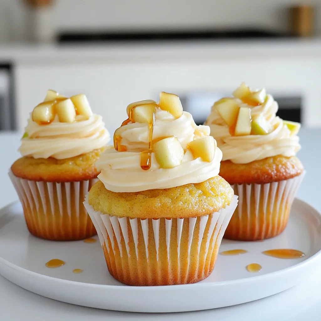 Für die Apfelwein-Cupcakes brauchst du folgende Zutaten: - 1 ½ Tassen Weizenmehl - 1 TL Backpulver - ½ TL Natron - ½ TL Salz - 1 TL gemahlener Zimt - ½ TL gemahlene Muskatnuss - ½ Tasse ungesalzene Butter, weich - 1 Tasse Kristallzucker - 2 große Eier - 1 TL Vanilleextrakt - 1 Tasse Apfelmost (nicht gewürzt) - ½ Tasse gewürfelte Äpfel (idealerweise Granny Smith) Diese Zutaten sorgen für den tollen, fruchtigen Geschmack. Der Apfelmost bringt Feuchtigkeit und Süße. Die Gewürze machen die Cupcakes warm und einladend. Die gewürfelten Äpfel geben einen tollen Biss. Für das köstliche Ahorn-Frosting benötigst du: - 1 Tasse ungesalzene Butter, weich - 4 Tassen Puderzucker - 4 EL Ahornsirup - 2-3 EL Milch (je nach Konsistenz) - Prise Salz Das Frosting ist süß und hat einen reichen, nussigen Geschmack. Der Ahornsirup hebt die Cupcakes auf ein neues Level. Achte darauf, die Butter gut zu schlagen, damit das Frosting leicht und fluffig wird. Du kannst die Zutaten leicht anpassen. Für glutenfreie Cupcakes ersetze das Weizenmehl durch eine glutenfreie Mischung. Wenn du eine vegane Version möchtest, nimm pflanzliche Butter und Eierersatz. Experimentiere auch mit anderen Äpfeln oder Gewürzen. Probiere Zimt und Muskatnuss zu variieren, um neue Geschmäcker zu entdecken. Zuerst heize deinen Ofen auf 175°C vor. Das ist wichtig, damit die Cupcakes gleichmäßig backen. Lege ein Muffinblech mit 12 Cupcake-Förmchen aus. Wenn du keinen Muffinblech hast, nutze einfach ein Backblech mit Förmchen. Dies hilft, die Form zu halten. In einer mittleren Schüssel mische die trockenen Zutaten: Weizenmehl, Backpulver, Natron, Salz, Zimt und Muskatnuss. Stelle diese Mischung beiseite. Nimm nun eine große Schüssel und gib die weiche Butter und den Kristallzucker hinein. Schlage beides mit einem Handmixer 3-5 Minuten lang. Es sollte leicht und fluffig sein. Füge dann die Eier nacheinander hinzu. Rühre jedes Ei gut unter. Danach kommt der Vanilleextrakt. Jetzt gib die trockenen Zutaten schrittweise zur Butter-Zucker-Mischung. Abwechselnd mit dem Apfelmost. Beginne und ende mit den trockenen Zutaten. Rühre nur so lange, bis alles gut vermischt ist. Zum Schluss hebe die gewürfelten Äpfel vorsichtig unter. Verteile den Teig gleichmäßig auf die Förmchen. Fülle sie etwa zwei Drittel voll, damit sie beim Backen nicht überlaufen. Backe die Cupcakes 18-20 Minuten lang. Überprüfe mit einem Zahnstocher, ob sie fertig sind. Wenn der Zahnstocher sauber herauskommt, sind sie gut. Lass die Cupcakes 5 Minuten in der Form abkühlen. Danach lege sie auf ein Gitterrost, um vollständig abzukühlen. Um perfekte Apfelwein-Cupcakes zu backen, achte auf einige Dinge. - Mische die trockenen Zutaten gut, bevor du sie zur Butter-Zucker-Mischung gibst. - Überrühre den Teig nicht. Rühre nur, bis alles kombiniert ist. - Fülle die Förmchen nur zu zwei Dritteln. So laufen sie nicht über. - Prüfe die Cupcakes mit einem Zahnstocher. Sie sind fertig, wenn er sauber herauskommt. Das Ahorn-Frosting sollte schön cremig sein. - Schlage die weiche Butter zuerst gut auf. - Füge den Puderzucker schrittweise hinzu. Mixe gut, bis es fluffig ist. - Der Ahornsirup bringt den Geschmack. Mische ihn gut unter. - Um die perfekte Konsistenz zu erreichen, füge nach Bedarf Milch hinzu. - Wenn das Frosting zu dünn ist, mehr Puderzucker hinzufügen. Die Dekoration macht die Cupcakes besonders. - Nutze einen Spritzbeutel für schöne Muster mit dem Frosting. - Träufle etwas Ahornsirup über die Frosting-Spitzen. - Streue gehackte Pekannüsse oben drauf für Crunch. - Frische Apfelstücke als Garnitur geben einen schönen Look. - Verwende bunte Streusel für einen festlichen Touch. Mit diesen Tipps zauberst du leckere und schöne Apfelwein-Cupcakes! {{image_4}} Möchtest du glutenfreie Apfelwein-Cupcakes? Das ist ganz einfach! Ersetze das Weizenmehl durch glutenfreies Mehl, wie Mandelmehl oder eine glutenfreie Mehlmischung. Achte darauf, dass das Backpulver ebenfalls glutenfrei ist. Die Textur kann leicht anders sein, aber die Aromen bleiben großartig. Für eine vegane Version der Cupcakes verwende pflanzliche Butter anstelle von normaler Butter. Ersetze die Eier durch Apfelmus oder eine Mischung aus Leinsamen und Wasser. Nutze pflanzliche Milch für das Frosting. So bekommst du leckere, vegane Cupcakes ohne Kompromisse beim Geschmack. Um Abwechslung in deine Cupcakes zu bringen, füge andere Gewürze hinzu. Muskatnuss oder Ingwer verleihen einen besonderen Kick. Du kannst auch geröstete Nüsse oder Schokoladenstückchen im Teig verwenden. Wenn du fruchtige Aromen magst, probiere Birnen oder Pflaumen. Sie passen gut zu Äpfeln und bringen neue Geschmäcker. Um die Frische deiner Apfelwein-Cupcakes zu sichern, lagere sie in einem luftdichten Behälter. Du kannst sie bei Raumtemperatur aufbewahren, wenn du sie innerhalb von drei Tagen isst. Wenn du die Cupcakes länger aufbewahren möchtest, stelle sie in den Kühlschrank. Dort bleiben sie etwa eine Woche frisch. Das Einfrieren ist eine großartige Option! Du kannst die Cupcakes nach dem Abkühlen einfrieren. Wickele jeden Cupcake in Frischhaltefolie und lege sie in einen Gefrierbeutel. So bleiben sie bis zu drei Monate haltbar. Für das Frosting gilt das gleiche. Fülle es in einen luftdichten Behälter. Vor dem Servieren lasse beides im Kühlschrank auftauen. Die Haltbarkeit der Cupcakes hängt von der Lagerung ab. Bei Raumtemperatur sind sie drei Tage gut. Im Kühlschrank halten sie bis zu einer Woche. Eingefroren sind sie bis zu drei Monate frisch. Achte immer darauf, dass die Cupcakes gut verpackt sind, um Trockenheit zu vermeiden. Um fluffige Cupcakes zu bekommen, ist es wichtig, die Butter und den Zucker gut zu schlagen. Ich empfehle, dies 3-5 Minuten lang zu machen. Das Luft einarbeiten hilft, die Cupcakes leicht zu machen. Verwende auch frische Zutaten und mische die trockenen und nassen Zutaten nicht zu lange. Ein sanftes Unterheben der gewürfelten Äpfel ist wichtig. So bleibt die Luft in der Mischung. Kein Problem! Wenn du keinen Apfelmost hast, kannst du Apfelsaft verwenden. Apfelsaft gibt einen ähnlichen Geschmack und bleibt feucht. Du kannst auch eine Mischung aus Wasser und etwas Zitronensaft nutzen. Das hilft, den frischen Apfelgeschmack zu bewahren. Achte darauf, dass du den Saft nicht süß machst, um den richtigen Geschmack zu erhalten. Ja, das geht! Du kannst das Frosting bis zu drei Tage im Voraus machen. Bewahre es einfach in einem luftdichten Behälter im Kühlschrank auf. Vor dem Verwenden, lass es auf Raumtemperatur kommen. Schlage es kurz auf, um die Cremigkeit wiederherzustellen. So bleibt das Frosting frisch und lecker, wenn du die Cupcakes dekorierst. Wir haben die Zutaten, Zubereitung und Tipps für köstliche Cupcakes besprochen. Mit einfachen Schritten und Variationen kann jeder zauberhafte Backwerke kreieren. Es ist wichtig, Fehler zu vermeiden und die richtige Konsistenz für das Frosting zu finden. Du kannst auch glutenfreie oder vegane Optionen ausprobieren. Mit den richtigen Lagerinformationen bleiben deine Cupcakes frisch. Jetzt ist es Zeit, kreativ zu werden und deine eigenen leckeren Kreationen zu machen!