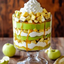 Für dein karamellisiertes Apfel-Trifle brauchst du: - 4 mittlere Äpfel (z.B. Granny Smith oder Honeycrisp), geschält und gewürfelt - 1 Tasse Kristallzucker - 1/2 Tasse ungesalzene Butter - 1 Tasse Schlagsahne - 1 Teelöffel Vanilleextrakt - 1 Teelöffel Zimt - 1/2 Tasse gemahlene Ingwerkekse oder Graham-Cracker - 1 Tasse Karamellsauce (selbstgemacht oder gekauft) - 1 Tasse Schlagsahne (zum Garnieren) - Zusätzliche gewürfelte Äpfel und Karamellsauce zur Dekoration Wenn du Äpfel auswählst, achte auf frische und knackige Exemplare. Granny Smith bietet eine tolle Säure, die gut zu Karamell passt. Honeycrisp hat eine süße Note und bleibt beim Kochen fest. Beide Sorten geben deinem Dessert eine tolle Textur und Geschmack. Du kannst Karamellsauce kaufen oder selbst machen. Wenn du sie kaufst, achte auf die Zutatenliste. Die beste Sauce hat keine künstlichen Zusätze. Wenn du sie selbst machst, verwende ungesalzene Butter und echten Zucker. So schmeckt die Sauce frisch und lecker. Um die Karamellsauce zu machen, schmelze zuerst die Butter in einem Topf. Dann füge den Zucker hinzu. Rühre die Mischung gut um, bis sie kocht. Reduziere die Hitze und lasse sie fünf Minuten köcheln. Das Karamell wird goldbraun. Nimm den Topf vom Herd und lasse die Sauce abkühlen. Nehme die gewürfelten Äpfel und lege sie in eine Pfanne. Füge Zimt und die Hälfte der Karamellsauce dazu. Koche alles bei mittlerer Hitze für fünf bis sieben Minuten. Die Äpfel sollten zart, aber nicht matschig sein. Stelle die Pfanne beiseite und lass die Mischung abkühlen. In einer Rührschüssel schlage die Schlagsahne, bis sie weiche Spitzen bildet. Das dauert ein paar Minuten. Füge dann den Vanilleextrakt vorsichtig hinzu. Rühre alles gut um, aber sei sanft, damit die Luft nicht entweicht. Beginne mit einer Schicht Ingwerkekse in einer großen Trifle-Schüssel. Darauf kommt eine Schicht der Apfelmischung. Träufle etwas von der restlichen Karamellsauce über die Äpfel. Jetzt löffle eine Schicht der Schlagsahne-Mischung darüber. Wiederhole diese Schichten, bis alle Zutaten aufgebraucht sind. Beende mit einer Schicht Schlagsahne oben. Decke das Trifle mit Frischhaltefolie ab und stelle es für mindestens eine Stunde in den Kühlschrank. So können die Aromen gut durchziehen. Vor dem Servieren dekoriere das Trifle mit gewürfelten Äpfeln und einem Spritzer Karamellsauce. Das sieht toll aus und schmeckt noch besser. Die Karamellsauce ist der Schlüssel für einen guten Trifle. Du musst langsam und geduldig sein. Beginne mit mittlerer Hitze, damit der Zucker gleichmäßig schmilzt. Rühre gut um, um Klumpen zu vermeiden. Achte darauf, dass die Sauce nicht zu lange kocht. Ein goldbraunes Aussehen zeigt an, dass es perfekt ist. Lass die Sauce etwas abkühlen, bevor du sie benutzt. So bleibt sie dick und lecker. Die Präsentation ist sehr wichtig. Beginne mit einer Schicht der Ingwerkekse in deinem Glas. Diese geben einen schönen Crunch. Danach kommt die Apfelmischung. Träufle etwas Karamellsauce darüber. Achte darauf, dass die Schichten sichtbar sind. Jede Schicht sollte gut sichtbar sein, damit die Farben strahlen. Beende mit einer großzügigen Schicht Schlagsahne. Garniere mit gewürfelten Äpfeln und einem Spritzer Karamellsauce für den Wow-Effekt. Der Karamellisierte Apfel-Trifle ist perfekt für Feste. Du kannst ihn in großen Schüsseln oder in kleinen Gläsern servieren. Kleine Gläser sehen besonders hübsch aus und sind leicht zu teilen. Stelle sicher, dass du die Trifles gut kühlst, bevor du sie servierst. So schmecken sie frisch und lecker. Du kannst auch frische Minzblätter als Dekoration verwenden. Sie bringen Farbe und einen frischen Geschmack. {{image_4}} Wenn du Allergien hast, kannst du den Trifle anpassen. Für eine glutenfreie Variante benutze glutenfreie Kekse. Es gibt viele Marken, die leckere Optionen bieten. Um eine vegane Version zu machen, ersetze die Butter durch Kokosöl. Nutze pflanzliche Sahne und eine vegane Karamellsauce. So bleibt der Geschmack toll, ohne tierische Produkte. Du kannst die Äpfel durch andere Früchte ersetzen. Birnen sind eine großartige Wahl. Sie sind süß und passen gut zu Karamell. Auch Beeren sind lecker. Himbeeren oder Brombeeren bringen eine frische Note. Mische verschiedene Früchte für mehr Geschmack und Farbe. Denke daran, die Gewürze wie Zimt anzupassen, je nach Fruchtwahl. Um deinen Trifle noch besser zu machen, füge Nüsse oder Schokolade hinzu. Gehackte Walnüsse oder Mandeln bringen Crunch. Schokoladensplitter oder geschmolzene Schokolade sind ebenfalls lecker. Du kannst die Schichten mit verschiedenen Belägen anpassen, um Abwechslung zu schaffen. Experimentiere mit dem, was dir gefällt! Um deinen Karamell-Apfel-Trifle frisch zu halten, decke ihn gut ab. Verwende Frischhaltefolie oder ein luftdichtes Behältnis. So bleiben die Aromen erhalten und die Textur bleibt frisch. Wenn du ihn in einer Glas-Trifle-Schüssel hast, decke die Oberfläche direkt ab. Im Kühlschrank hält der Trifle bis zu drei Tage. Nach diesem Zeitraum kann die Schlagsahne ihre frische Konsistenz verlieren. Der Geschmack wird aber auch nach drei Tagen lecker bleiben. Stelle sicher, dass der Trifle immer gut abgedeckt ist, um Gerüche anderer Lebensmittel zu vermeiden. Einfrieren ist für diesen Trifle nicht ideal. Die Texturen können sich beim Auftauen ändern. Die Schlagsahne wird wässrig und die Äpfel können matschig werden. Wenn du Reste hast, ist es besser, sie im Kühlschrank zu lagern. So bleibt der Trifle am besten. Die Zubereitung der Karamellsauce dauert etwa 10 bis 15 Minuten. Du schmilzt die Butter und fügst den Zucker hinzu. Rühre gut um, bis das Karamell goldbraun ist. Achte darauf, die Hitze nicht zu hoch einzustellen, damit es nicht anbrennt. Ja, du kannst Fertig-Karamellsauce verwenden. Sie spart Zeit und ist einfach zu nutzen. Aber selbstgemachte Karamellsauce hat einen reicheren Geschmack. Wenn du die Zeit hast, empfehle ich, deine eigene Sauce zu machen. Du kannst den Trifle mit zusätzlichen gewürfelten Äpfeln und einem Spritzer Karamellsauce dekorieren. Eine Prise der zerkrümelten Ingwerkekse obendrauf gibt einen tollen Crunch. Du kannst auch Schlagsahne auf die oberste Schicht geben. Wenn du keine Ingwerkekse hast, kannst du Graham-Cracker verwenden. Diese geben ebenfalls einen guten Geschmack. Du kannst auch zerbröselte Kekse nach Wahl nutzen, um eine eigene Note hinzuzufügen. Ja, dieser Trifle ist perfekt für Partys. Er sieht toll aus und schmeckt fantastisch. Du kannst ihn in großen Schüsseln oder in kleinen Gläsern servieren. So können sich deine Gäste gut bedienen. Du hast alles Notwendige über den karamellisierten Apfel-Trifle gelernt. Wir haben die Zutaten besprochen, wie man sie auswählt und zubereitet. Die Schritt-für-Schritt-Anleitung macht das Nachkochen einfach. Tipps und Tricks helfen dir, den Trifle perfekt zu gestalten. Du kannst auch Variationen für spezielle Diäten und Anlässe ausprobieren. Denke daran, wie du deinen Trifle lagerst, um die Frische zu bewahren. Probiere diesen leckeren Nachtisch aus, er wird sicher begeistern!