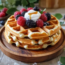 Um die perfekten Vanille-Bohnen Protein Waffeln zu machen, brauchst du: - 1 Tasse Hafermehl - 1 Portion Vanille-Proteinpulver - 1 Esslöffel Backpulver - 1 Teelöffel gemahlenen Zimt - 1/4 Teelöffel Salz - 1 Tasse Mandelmilch oder andere Milch - 2 große Eier - 2 Esslöffel Ahornsirup - 1 Teelöffel reinen Vanilleextrakt - 1 Vanilleschote, ausgekratzte Samen Diese Zutaten sind wichtig, um einen tollen Geschmack und die richtige Konsistenz zu erhalten. Toppings machen die Waffeln noch besser. Hier sind einige Vorschläge: - Frische Beeren - Griechischer Joghurt - Nussbutter - Mehr Ahornsirup Diese Toppings fügen Geschmack und Farbe hinzu. Du kannst kreativ sein und deine Favoriten wählen. Die Auswahl der Zutaten ist entscheidend. Hier sind einige Tipps: - Hafermehl ist glutenfrei und gibt den Waffeln eine schöne Textur. - Vanille-Proteinpulver sorgt für einen zusätzlichen Boost an Nährstoffen. - Frische Zutaten, wie die Vanilleschote, bringen den besten Geschmack. - Achte darauf, die richtigen Mengen zu verwenden. Zu viel Backpulver kann die Waffeln trocken machen. Mit diesen Tipps kannst du sicherstellen, dass deine Waffeln lecker und nahrhaft sind. Heize dein Waffeleisen gemäß der Anleitung vor. Einige Waffeleisen haben eine spezielle Einstellung für den gewünschten Bräunungsgrad. Dies hilft, die perfekte Waffel zu erhalten. Ein gut vorgeheiztes Eisen sorgt für eine gleichmäßige Bräunung und knusprige Oberfläche. In einer großen Schüssel vermenge die trockenen Zutaten. Gib 1 Tasse Hafermehl, 1 Portion Vanille-Proteinpulver, 1 Esslöffel Backpulver, 1 Teelöffel gemahlenen Zimt und 1/4 Teelöffel Salz hinein. Rühre alles gut um, damit sich die Zutaten gleichmäßig verteilen. Dies ist wichtig, damit jede Waffel gleich schmeckt. In einer separaten Schüssel schlage die feuchten Zutaten gut zusammen. Gib 1 Tasse Mandelmilch, 2 große Eier, 2 Esslöffel Ahornsirup, 1 Teelöffel reinen Vanilleextrakt und die ausgekratzten Samen einer Vanilleschote hinzu. Vermische alles mit einem Schneebesen. Achte darauf, dass alle Zutaten gut vermischt sind. Gieße die feuchten Zutaten in die Schüssel mit den trockenen Zutaten. Mische vorsichtig, bis alles gut vermengt ist. Es ist okay, wenn ein paar Klümpchen im Teig bleiben. Besprühe das Waffeleisen leicht mit Kochspray oder bestreiche es mit geschmolzenem Kokosöl. Gieße 1/2 bis 3/4 Tasse Teig auf das heiße Waffeleisen. Schließe den Deckel und koche die Waffeln etwa 4-6 Minuten. Die Waffeln sind fertig, wenn sie goldbraun sind. Nimm die Waffeln vorsichtig heraus und wiederhole den Vorgang. Serviere die Waffeln heiß mit deinen Lieblings-Toppings. Um die perfekten Waffeln zu machen, achte auf die Temperatur des Waffeleisens. Ein gut vorgeheiztes Eisen macht die Waffeln knusprig. Verwende auch hochwertiges Hafermehl, um einen feinen Geschmack zu erzielen. Mische die trockenen Zutaten gut, sodass das Backpulver gleichmäßig verteilt ist. Das hilft beim Aufgehen der Waffeln. Der Teig sollte dick, aber nicht zu fest sein. Wenn der Teig zu dick ist, füge etwas mehr Mandelmilch hinzu. Ein paar Klümpchen sind in Ordnung. Übermische den Teig nicht; das macht die Waffeln zäh. Lass den Teig kurz ruhen, damit die Zutaten Zeit haben, sich zu verbinden. Die Wahl der Toppings macht den Spaß aus! Frische Beeren geben einen fruchtigen Kick. Griechischer Joghurt ist eine tolle, cremige Option. Nussbutter verleiht einen nussigen Geschmack und macht die Waffeln sättigender. Ein Schuss Ahornsirup rundet alles ab. Experimentiere und finde deine Lieblingskombination! {{image_4}} Du kannst die Waffeln glutenfrei machen. Ersetze das Hafermehl durch Reismehl oder Mandelmehl. Diese Mehle geben einen tollen Geschmack und eine gute Textur. Achte darauf, dass du glutenfreies Proteinpulver wählst. So bleibst du in deiner glutenfreien Zone. Für vegane Waffeln brauchst du keine Eier. Ersetze die Eier durch Leinsamen oder Chiasamen. Mische einen Esslöffel mit drei Esslöffeln Wasser. Lass es fünf Minuten quellen, bevor du es hinzufügst. Nutze Pflanzenmilch, wie Soja- oder Hafermilch. Damit wird das Rezept ganz pflanzlich! Willst du den Waffeln einen Extra-Kick geben? Füge eine Banane oder ein paar Schokoladenstückchen hinzu. Du kannst auch andere Gewürze wie Muskatnuss oder Vanilleextrakt verwenden. Experimentiere mit Nüssen oder Kokosraspeln für mehr Crunch. Jeder Biss wird so besonders! Die Waffeln sind einfach zu lagern. Lass die Waffeln zuerst abkühlen. Lege sie dann in einen luftdichten Behälter. Du kannst sie auch in Pergamentpapier einwickeln. So bleiben sie frisch. Stelle den Behälter in den Kühlschrank. Um die Waffeln aufzuwärmen, benutze einen Toaster oder eine Pfanne. Im Toaster werden sie knusprig. In der Pfanne kannst du sie leicht mit etwas Butter anbraten. Achte darauf, sie nicht zu lange zu erhitzen, damit sie nicht trocken werden. Im Kühlschrank halten die Waffeln etwa 3 bis 5 Tage. Für eine längere Lagerung friere die Waffeln ein. Lege sie in einen Gefrierbeutel. Im Gefrierschrank bleiben sie bis zu einem Monat frisch. So kannst du sie später schnell genießen. Um die Waffeln knusprig zu machen, achte auf die Backzeit. Die Waffeln sollten goldbraun sein. Du kannst auch etwas weniger Flüssigkeit im Teig verwenden. Ein leichtes Besprühen des Waffeleisens mit Kochspray hilft ebenfalls. Ja, du kannst andere Proteinpulver nutzen. Probiere Erbsenprotein oder Molkenprotein aus. Achte darauf, dass der Geschmack gut zu Vanille passt. Manche Pulver haben unterschiedliche Konsistenzen, was den Teig beeinflussen kann. Mandelmilch ist eine tolle Wahl, aber auch Hafermilch passt gut. Du kannst jede Milchalternative verwenden, die dir schmeckt. Achte darauf, dass sie ungesüßt ist, um den Geschmack nicht zu verändern. Eine Portion hat etwa 200 Kalorien. Das hängt jedoch von deinen Toppings ab. Wenn du viel Ahornsirup oder Nussbutter verwendest, kann die Kalorienzahl steigen. Achte auf die Portionsgröße, damit du den Überblick behältst. Ja, die Waffeln sind eine gute Option für viele Diäten. Sie enthalten Protein und Ballaststoffe. Wenn du auf Zucker achtest, reduziere den Sirup oder nutze gesunde Toppings. Sie sind nahrhaft und sättigend. Zusammengefasst, du hast erfahren, welche Zutaten du für leckere Waffeln brauchst. Wir haben die Schritte zum Backen und Tipps für perfekte Waffeln behandelt. Außerdem gibt es tolle Variationen und Aufbewahrungshinweise. Du kannst nun mit Vertrauen deine eigenen Waffeln kreieren, sei es glutenfrei oder vegan. Denke daran, Spiele mit Toppings und Geschmäckern. Die richtige Technik bringt dir die besten Ergebnisse. Viel Spaß beim Waffelbacken!