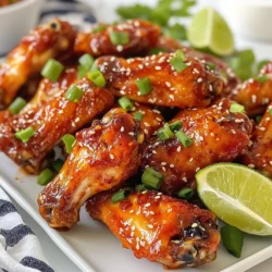 Um scharfe koreanische Hähnchenflügel zuzubereiten, benötigst du folgende Hauptzutaten: - 900 g Hähnchenflügel - 120 ml Gochujang (koreanische rote Chilipaste) - 60 ml Honig - 30 ml Sojasauce - 15 ml Sesamöl - 4 Knoblauchzehen, gehackt - 2,5 cm frischer Ingwer, gerieben - 15 ml Reisessig - 15 g Sesamsamen - 3 Frühlingszwiebeln, fein gehackt - Salz und Pfeffer nach Geschmack Diese Zutaten bilden die Basis für den tollen Geschmack der Flügel. Die Marinade ist der Schlüssel zu diesem Rezept. Sie verbindet süße und scharfe Aromen, die die Hähnchenflügel perfekt umhüllen. Gochujang bringt viel Geschmack und Schärfe. Honig gibt eine süße Note. Sojasauce und Sesamöl fügen Tiefe hinzu. Der gehackte Knoblauch und der Ingwer geben einen würzigen Kick. Reisessig sorgt für einen Hauch von Säure. Vergiss nicht, Salz und Pfeffer hinzuzufügen, um alles abzurunden. Serviere die Hähnchenflügel heiß. Garniere sie mit Sesamsamen und gehackten Frühlingszwiebeln. Für den perfekten Genuss kannst du sie mit einer Dip-Sauce kombinieren. Eingelegtes Gemüse ist eine tolle Beilage. Stelle sicher, dass die Flügel schön angerichtet sind, um die Farben zu zeigen. Das macht das Gericht noch appetitlicher! {{ingredient_image_2}} Beginne mit der Marinade, denn sie macht den Geschmack aus. Nimm eine große Rührschüssel. Gib 120 ml Gochujang, 60 ml Honig, 30 ml Sojasauce und 15 ml Sesamöl hinein. Füge 4 gehackte Knoblauchzehen und 2,5 cm geriebenen Ingwer hinzu. Dann kommen 15 ml Reisessig, Salz und Pfeffer dazu. Rühre alles gut um, bis die Mischung glatt ist. Jetzt ist es Zeit für die Hähnchenflügel. Nimm 900 g Hähnchenflügel und lege sie in die Marinade. Achte darauf, dass jeder Flügel gut bedeckt ist. Decke die Schüssel mit Frischhaltefolie ab. Lass die Flügel mindestens 1 Stunde im Kühlschrank marinieren. Für mehr Geschmack kannst du sie auch über Nacht marinieren. Heize deinen Ofen auf 220°C vor. Lege ein Backblech mit Backpapier oder Alufolie aus. Nimm die Hähnchenflügel aus der Marinade und lasse die überschüssige Marinade abtropfen. Lege die Flügel in einer einzigen Lage auf das Backblech. Backe die Flügel für 35-40 Minuten. Wende sie nach der Hälfte der Zeit. Sie sind fertig, wenn sie knusprig sind und eine Innentemperatur von 75°C erreichen. Nach dem Backen streue Sesamsamen und gehackte Frühlingszwiebeln darüber. Die Marinierzeiten sind wichtig für den Geschmack. Ich empfehle, die Hähnchenflügel mindestens eine Stunde zu marinieren. Wenn du mehr Zeit hast, marinier sie über Nacht. So ziehen die Aromen besser ein. Die Gochujang-Paste gibt einen tollen Kick. Für knusprige Flügel ist der Ofen wichtig. Heize ihn auf 220°C vor. Lege die Flügel in einer Single-Lage auf das Blech. Wende die Flügel nach der Hälfte der Backzeit. So werden sie gleichmäßig knusprig. Die Innentemperatur sollte 75°C erreichen. Die Präsentation macht viel aus. Arrangiere die Flügel auf einem großen Teller. Garniere sie mit Sesamsamen und Frühlingszwiebeln. Limettenviertel bringen Farbe ins Spiel. Diese Details machen das Gericht einladend und appetitlich. Pro Tipps Marinade länger ziehen lassen: Lassen Sie die Hähnchenflügel über Nacht marinieren, um den vollen Geschmack der Aromen zu entfalten. Knusprigkeit erhöhen: Verwenden Sie einen Grill im Ofen in den letzten 5 Minuten des Backens, um eine extra knusprige Haut zu erzielen. Variieren Sie die Schärfe: Passen Sie die Menge der Gochujang an, um das Gericht nach Ihrem persönlichen Schärfewunsch anzupassen. Servierideen: Servieren Sie die Flügel mit eingelegtem Gemüse oder frischem Salat für eine ausgewogene Mahlzeit. {{image_4}} Südstaaten-Hähnchenflügel sind ein wahres Geschmackserlebnis. Diese Flügel sind oft in einem würzigen, leicht süßen Teig gebacken. Sie sind knusprig und saftig. Verwenden Sie eine Mischung aus Paprika, Knoblauchpulver und Cayennepfeffer für die Marinade. Diese Gewürze geben den Flügeln einen tollen, rauchigen Geschmack. Servieren Sie sie mit einer BBQ-Sauce. Das passt perfekt. Für eine vegane Variante können Sie Blumenkohl verwenden. Schneiden Sie den Blumenkohl in kleine Stücke. Marinieren Sie ihn in der gleichen Mischung aus Gochujang und Honig. Backen Sie die Stücke bei 220°C für etwa 25-30 Minuten. Diese Blumenkohlflügel sind knusprig und würzig. Sie sind eine großartige Option für alle, die kein Fleisch essen. Dip-Saucen machen die Hähnchenflügel noch besser. Probieren Sie eine cremige Knoblauchsoße oder eine scharfe Sriracha-Mayo. Eine süße Soja-Honig-Sauce ergänzt die scharfen Flügel gut. Für einen frischen Kick, servieren Sie die Flügel mit Limetten- oder Zitronensaft. Diese Saucen bieten Abwechslung und machen das Essen noch spannender. Bewahren Sie die Hähnchenflügel in einem luftdichten Behälter auf. So bleiben sie frisch. Im Kühlschrank halten sie sich 3 bis 4 Tage. Wenn Sie die Flügel marinieren, stellen Sie sicher, dass die Marinade gut abgedeckt ist. Es verhindert, dass sie Gerüche aufnehmen. Sie können die Hähnchenflügel einfrieren, um sie länger haltbar zu machen. Legen Sie die ungebackenen Flügel in einen gefrierfesten Beutel. Drücken Sie die Luft heraus und schließen Sie den Beutel gut. So bleiben sie bis zu 3 Monate frisch. Wenn Sie bereit sind, sie zu essen, tauen Sie sie im Kühlschrank auf. Um die Flügel wieder zu wärmen, heizen Sie den Ofen auf 180°C (350°F) vor. Legen Sie die Flügel auf ein Backblech. Backen Sie sie 10 bis 15 Minuten, bis sie heiß sind. So bleiben sie knusprig und lecker. Vermeiden Sie die Mikrowelle, da sie die Flügel weich macht. Die Hähnchenflügel sollten mindestens eine Stunde mariniert werden. Wenn du mehr Zeit hast, lass sie über Nacht marinieren. So nimmt das Fleisch den Geschmack besser auf. Die Marinade aus Gochujang, Honig und Sojasauce sorgt für eine tolle Süße und Schärfe. Bei längerer Marinierzeit wird der Geschmack intensiver und das Fleisch wird zarter. Ja, du kannst die Hähnchenflügel auch frittieren. Fritte sie in heißem Öl für 10 bis 12 Minuten, bis sie goldbraun sind. Achte darauf, die Flügel in kleinen Gruppen zu frittieren, damit sie gleichmäßig garen. Die Fritteuse sorgt für eine knusprige Haut, die viele lieben. Vergiss nicht, die Flügel nach dem Frittieren auf Küchenpapier abzulegen, um das überschüssige Öl zu entfernen. Koreanische Hähnchenflügel stammen aus der südkoreanischen Küche. Sie sind Teil der modernen Streetfood-Kultur. In Seoul und anderen Städten findest du viele Stände, die diese köstlichen Flügel anbieten. Die Kombination aus scharfer Chilipaste und süßem Honig macht sie besonders lecker. Dieses Rezept bringt den authentischen Geschmack direkt in deine Küche. Jetzt habt ihr alle Zutaten und Schritte für scharfe koreanische Hähnchenflügel. Von der perfekten Marinade bis hin zu tollen Serviervarianten, alles ist dabei. Ihr könnt sogar kreative Variationen ausprobieren. Es ist leicht, den Geschmack anzupassen. Denkt an die Lagerung, um die Flügel frisch zu halten. Wenn ihr die Tipps befolgt, zaubert ihr ein köstliches Gericht. Ich hoffe, ihr probiert es aus! Guten Appetit!