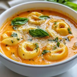 Für die cremige Tomaten-Basilikum Tortellini-Suppe benötigst du: - 2 Esslöffel Olivenöl - 1 mittelgroße Zwiebel, gewürfelt - 3 Knoblauchzehen, gehackt - 1 Dose (400 g) gewürfelte Tomaten mit Saft - 1 Liter Gemüsebrühe - 1 Teelöffel getrockneter Oregano - 1 Teelöffel getrockneter Basilikum - 240 ml Sahne oder Kokosmilch - 2 Tassen frische Basilikumblätter, grob gehackt - 1 Paket (250 g) Käse-Tortellini - Salz und Pfeffer nach Geschmack - Geriebener Parmesan zum Garnieren (optional) Wenn du Abwechslung suchst, kannst du einige Zutaten ersetzen. Statt Sahne kannst du Kokosmilch nehmen, um eine milchfreie Variante zu machen. Du kannst auch frische Tomaten nutzen, wenn du etwas mehr Frische möchtest. Für die Tortellini sind auch andere Füllungen möglich, wie Spinat oder Pilze. Dies gibt der Suppe eine neue Note. Die Suppe schmeckt besonders gut, wenn du saisonale Zutaten verwendest. Im Sommer sind frische Tomaten ideal. Im Herbst kannst du Kürbis hinzufügen, um die Suppe herzhaft zu machen. Auch frisches Gemüse wie Spinat oder Zucchini passt gut in die Suppe. So bleibt sie bunt und nahrhaft. {{ingredient_image_2}} Erhitze 2 Esslöffel Olivenöl in einem großen Topf. Setze die Hitze auf mittel. Füge 1 gewürfelte Zwiebel hinzu. Brate sie für etwa 5 Minuten. Die Zwiebel sollte weich und durchsichtig sein. Dann gib 3 gehackte Knoblauchzehen dazu. Koche den Knoblauch für 1 Minute. Er sollte gut riechen. Jetzt ist es Zeit für die Hauptzutaten. Füge eine Dose gewürfelte Tomaten mit Saft hinzu. Gieße 1 Liter Gemüsebrühe in den Topf. Streue 1 Teelöffel getrockneten Oregano und 1 Teelöffel getrockneten Basilikum hinein. Bringe die Mischung zum Kochen. Reduziere die Hitze und lasse sie 10 Minuten köcheln. Rühre 240 ml Sahne oder Kokosmilch in die Suppe. Lass sie ohne Kochen für 5 Minuten erhitzen. Gib dann 250 g Käse-Tortellini in den Topf. Koche die Tortellini nach Anleitung, etwa 5-7 Minuten. Füge 2 Tassen grob gehackte frische Basilikumblätter hinzu. Würze die Suppe mit Salz und Pfeffer. Serviere die heiße Suppe und garniere sie mit geriebenem Parmesan, wenn du magst. Ein häufiger Fehler ist, die Zwiebeln zu lange zu braten. Sie sollten weich werden, aber nicht braun. Achte darauf, den Knoblauch nicht zu verbrennen. Das gibt bitteren Geschmack. Wenn du die Sahne hinzufügst, erhitze sie sanft. Lass die Suppe nicht kochen, sonst trennt sich die Sahne. Und vergiss nicht, die Tortellini nicht zu lange zu kochen. Sie sollten zart, aber nicht matschig sein. Um den Geschmack zu verbessern, verwende frische Kräuter. Frischer Basilikum bringt mehr Aroma als getrockneter. Ein Spritzer Zitronensaft kann die Aromen aufhellen. Du kannst auch etwas Chili hinzufügen, wenn du es scharf magst. Für mehr Tiefe kannst du einen Schuss Balsamico-Essig hinzufügen. Das macht die Suppe noch interessanter. Überlege, Parmesan direkt in die Suppe zu reiben, um einen reichhaltigen Geschmack zu erzielen. Serviere die Suppe heiß in tiefen Schalen. Garniere sie mit frischem Basilikum und geriebenem Parmesan. Ein Stück knuspriges Brot passt gut dazu. Du kannst die Suppe auch in einem großen Topf auf den Tisch stellen. So kann sich jeder selbst bedienen. Wenn du Gäste hast, verwandle das Servieren in ein Erlebnis. Biete verschiedene Toppings an, wie Croutons oder Olivenöl. Pro Tipps Frische Zutaten verwenden: Verwende frische Basilikumblätter und hochwertige Tomaten für den besten Geschmack. Milchfreie Variante: Ersetze die Sahne durch Kokosmilch, um eine cremige, milchfreie Suppe zu erhalten. Würze anpassen: Schmecke die Suppe vor dem Servieren ab und passe die Gewürze nach deinem persönlichen Geschmack an. Vorratshaltung: Bereite eine größere Menge zu und friere Reste ein, damit du jederzeit eine schnelle Mahlzeit hast. {{image_4}} Für eine milcheiweißfreie Version dieser Suppe empfehle ich Kokosmilch. Sie macht die Suppe cremig und gibt einen leichten, süßen Geschmack. Verwende einfach die gleiche Menge Kokosmilch wie Sahne. Diese Option passt gut zu den Tomaten und Basilikum. Um den Geschmack zu intensivieren, kannst du Gemüse hinzufügen. Karotten und Sellerie bringen eine süßliche Note. Auch Spinat oder Grünkohl passen hervorragend. Füge sie einfach zusammen mit der Brühe hinzu. Ein Spritzer Zitronensaft am Ende hebt die Aromen an und macht die Suppe frischer. Im Sommer nutze frische Tomaten anstelle der Dose. Röste sie leicht, um den Geschmack zu verstärken. Im Herbst kannst du Kürbis oder Süßkartoffeln hinzufügen. Diese Zutaten machen die Suppe noch herzhaft und sättigender. Experimentiere mit verschiedenen Kräutern, wie Thymian oder Rosmarin, um neue Geschmäcker zu entdecken. Wenn du Reste hast, bewahre die Suppe in einem luftdichten Behälter auf. Stelle sie in den Kühlschrank. So bleibt sie bis zu drei Tage frisch. Lass die Suppe vor dem Kühlen etwas abkühlen. So vermeidest du Dampfbildung im Behälter. Du kannst die Suppe auch einfrieren. Fülle sie in gefriergeeignete Behälter. Lasse dabei etwas Platz, da die Suppe beim Gefrieren expandiert. Die Suppe bleibt bis zu drei Monate gut. Achte darauf, sie gut zu etikettieren, damit du sie leicht wiederfindest. Um die Suppe wieder aufzuwärmen, gib sie in einen Topf. Erwärme sie bei mittlerer Hitze. Rühre gut um, damit sie gleichmäßig warm wird. Wenn die Suppe zu dick ist, füge etwas Gemüsebrühe hinzu. Du kannst sie auch in der Mikrowelle erwärmen. Achte darauf, sie in kurzen Intervallen zu erhitzen und zwischendurch umzurühren. Die Suppe hält sich gut im Kühlschrank. Sie bleibt frisch für etwa 3 bis 4 Tage. Achte darauf, die Suppe in einem luftdichten Behälter zu lagern. Wenn du die Suppe länger aufbewahren willst, friere sie ein. So bleibt sie bis zu 3 Monate haltbar. Ja, du kannst frische Tortellini verwenden. Sie sind eine großartige Option. Frische Tortellini brauchen oft weniger Kochzeit als gefrorene. Achte darauf, die Kochanleitung auf der Verpackung zu befolgen. Die frischen Tortellini werden zart und lecker in der Suppe. Die Suppe ist nicht glutenfrei, wenn du normale Tortellini verwendest. Aber du kannst glutenfreie Tortellini nehmen. Achte darauf, dass die anderen Zutaten ebenfalls glutenfrei sind. So kannst du diese köstliche Suppe genießen, ohne dir Sorgen zu machen. Diese Anleitung hat dir gezeigt, wie du eine köstliche Suppe zubereitest. Wir haben die Zutaten detailliert aufgelistet, alternative Optionen besprochen und Tipps gegeben, um häufige Fehler zu vermeiden. Du hast auch erfahren, wie du die Suppe optimal lagerst und erinnerst dich an kreative Variationen. Ich hoffe, du bist jetzt bereit, deine eigene Suppe zu kochen und zu genießen. Experimentiere mit verschiedenen Zutaten und finde deinen Favoriten. Viel Spaß beim Kochen!