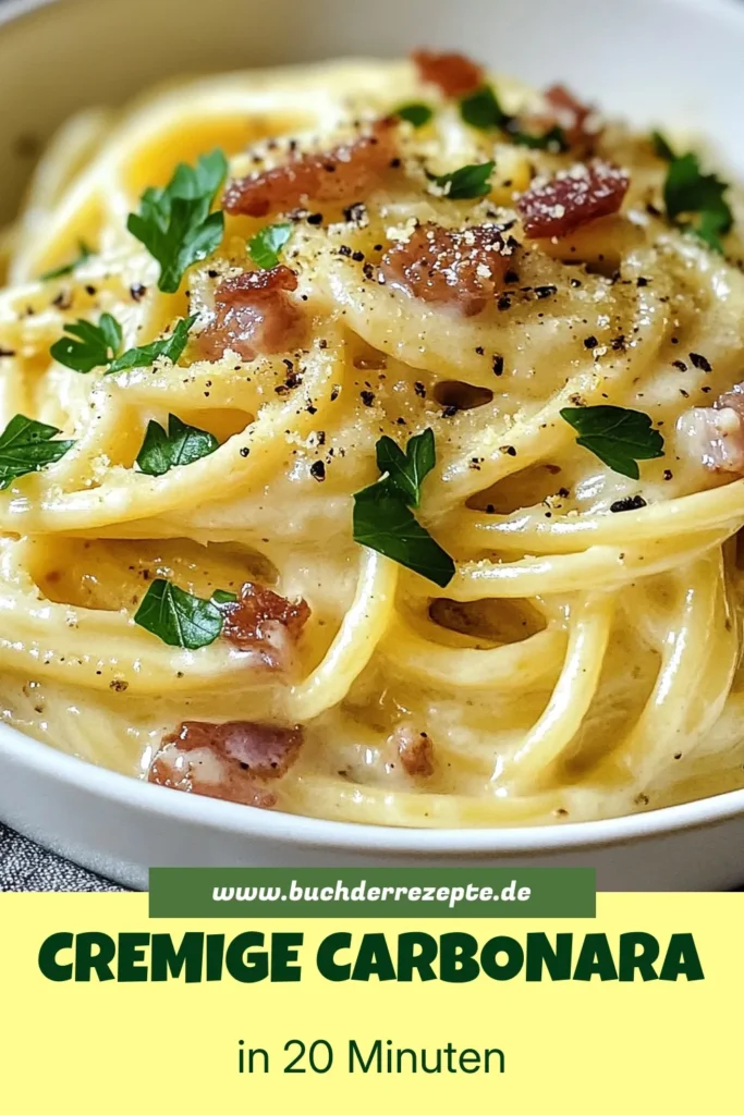 Entdecken Sie unser einfaches Spaghetti Carbonara Rezept und zaubern Sie eine leckere, cremige Carbonara! Mit knuspriger Pancetta und frischem Parmesan ist diese italienische Pasta perfekt für jeden Anlass. Die Zubereitung ist schnell und unkompliziert – ideal für den Alltag! Lernen Sie die Geheimnisse dieser traumhaften Carbonara und teilen Sie Ihre Kreationen! #CremigeCarbonara #PastaLovers #ItalienischeKüche #EinfacheRezepte