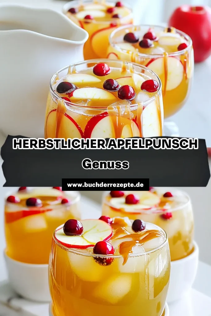 Genieße den perfekten Karamellisierte Apfelcider-Punsch für deine nächste Feier! Mit nur wenigen Zutaten wie Apfelcider, Karamellsauce und frischen Äpfeln zauberst du in nur 10 Minuten einen köstlichen Drink, der alle begeistert. Ob für eine Herbst-Soiree oder einfach zum Entspannen, dieser Punsch ist ein Muss. Klicke jetzt für das vollständige Rezept und überrasche deine Gäste! #KaramellisierteApfelcider #Herbstgetränk #PunschRezepte #Apfelgenuss