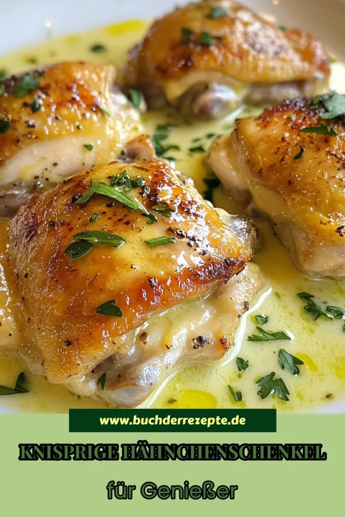 Entdecke dieses köstliche Hähnchenschenkel Rezept für eine cremige Hähnchenpfanne! Mit würzigen Hähnchenschenkeln, Knoblauch und einer sahnigen Sauce ist dieses einfache Abendessen Rezept perfekt für hektische Tage. In nur 30 Minuten zubereitet, wird es die ganze Familie begeistern. Probiere es aus und verwandle dein Abendessen! Speichere dir das Rezept für deine nächste Kochsession. #HähnchenschenkelRezept #cremigeHähnchenpfanne #einfacheAbendessenRezepte #schnelleHähnchenrezepte