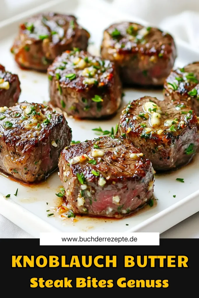 Verwöhnen Sie Ihren Gaumen mit diesen köstlichen Knoblauch-Butter Steak Bites! Diese einfachen und schnellen Rezepte sind perfekt für ein leckeres Abendessen oder als Snack bei Ihrem nächsten Treffen. Mit zartem Rindersteak, aromatischem Knoblauch und der perfekten Mischung aus Kräutern zubereitet, sind sie einfach unwiderstehlich. Klicken Sie jetzt, um das vollständige Rezept zu entdecken und Ihre Gäste zu beeindrucken! #KnoblauchButterSteak #EinfacheRezepte #SteakBites #LeckeresEssen