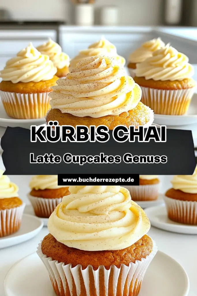 Entdecke das köstliche Rezept für Kürbis Chai Latte Cupcakes! Diese leckeren Muffins vereinen den warmen Geschmack von Chai-Gewürzen mit dem cremigen Kürbispüree und sind perfekt für jede Jahreszeit. Mit einer einfachen Anleitung und wenigen Zutaten kannst du im Handumdrehen feine Cupcakes zaubern. Klicke hier und lass dich inspirieren, deine eigenen Kürbis Chai Latte Cupcakes zu backen! #KürbisCupcakes #ChaiLatte #Herbstrezepte #Kuchenliebe