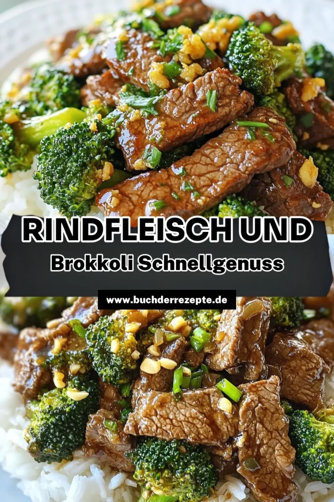 Entdecke dieses köstliche Rindfleisch Brokkoli Rezept, perfekt für ein schnelles Abendessen mit Rindfleisch. Dieses asiatische Rindfleischgericht vereint zartes Rindfleisch und knackigen Brokkoli in einer herzhaften Pfanne. Ideal für gesundheitsbewusste Feinschmecker! Probiere es jetzt aus und genieße ein gesundes Rindfleischgericht, das in nur 40 Minuten zubereitet ist. Lass dir dieses Rezept nicht entgehen! #RindfleischBrokkoli #schnellesAbendessen #asiatischesEssen #gesundesRezept