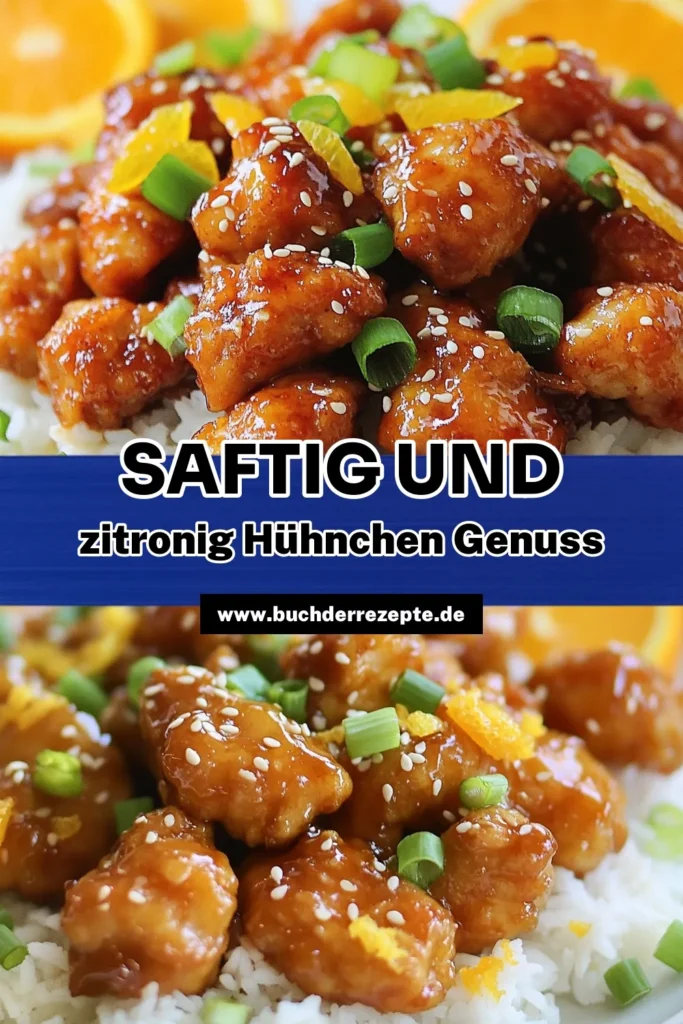 Entdecken Sie unser zesty Orange Hühnchen Rezept, das einfaches Hühnchen Rezept mit einer köstlichen Orangensauce kombiniert. Dieses asiatische Hühnchen Rezept ist schnell zubereitet und sorgt für ein wahres Geschmackserlebnis. Ideal für ein schnelles Abendessen oder um Gäste zu beeindrucken! Probieren Sie es aus und überzeugen Sie sich selbst! #ZestyOrangeHühnchen #HühnchenmitOrangensauce #schnellgekocht #einfachesRezept