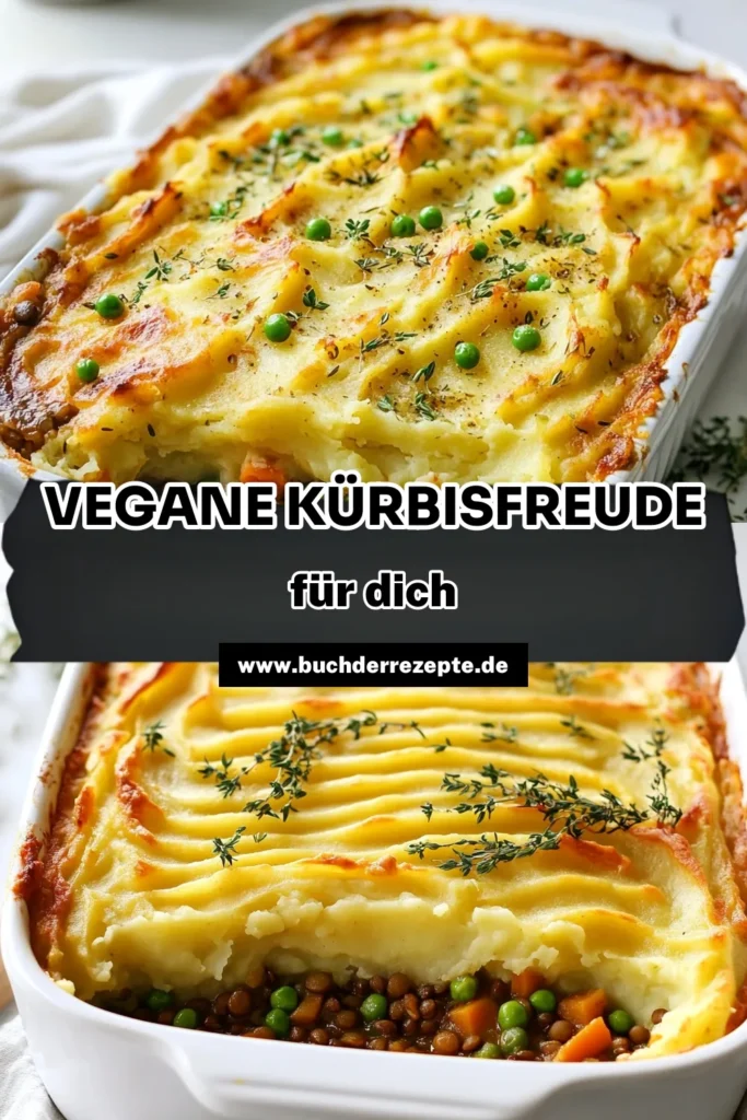 Entdecke dieses köstliche Rezept für Vegane Shepherd's Pie, das perfekt für Komfort Essen vegan ist! Dieses gesunde vegane Rezept kombiniert nahrhafte Linsen und cremiges Kartoffelpüree vegan zu einem herzhaften Gericht, das jeder genießen wird. Ideal für Familienessen oder als wärmende Mahlzeit. Probiere es aus und lass dich begeistern! Speichere dieses Linsen Rezept vegan für deine nächste Kochsitzung. #VeganeShepherdsPie #LinsenRezeptVegan #KomfortEssenVegan #GesundeVeganeRezepte