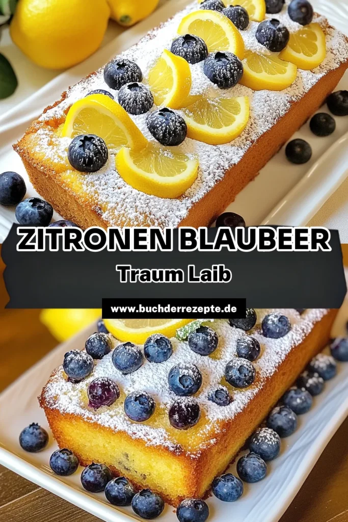 Entdecken Sie unser Rezept für einen köstlichen Zitronen Blaubeer Laib! Dieses gesunde Bananenbrot Rezept, verfeinert mit griechischem Joghurt, ist ideal für Ihre nächste Kaffeepause. Dieses einfache Blaubeer Rezept vereint frische Früchte und Zitrone zu einem unwiderstehlichen Geschmackserlebnis. Backen Sie noch heute und genießen Sie jeden Bissen! Teilen und speichern Sie es für später! #ZitronenBlaubeerLaib #Bananenbrot #gesundessen #BlaubeerKuchen