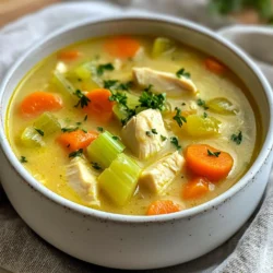 Für die Marry Me Chicken Soup brauchen Sie: - 2 Esslöffel Olivenöl - 450 g Hähnchenbrustfilets, gewürfelt - 1 mittelgroße Zwiebel, gehackt - 3 Knoblauchzehen, fein gehackt - 2 mittelgroße Karotten, gewürfelt - 2 Selleriestangen, gewürfelt - 1,5 Liter Hühnerbrühe - 240 ml Schlagsahne - 150 g gefrorene Erbsen - 1/2 Tasse frischer Petersilie, gehackt Die Gewürze und Kräuter geben der Suppe den besonderen Geschmack: - 1 Teelöffel getrockneter Thymian - 1 Teelöffel getrockneter Oregano - Salz und Pfeffer nach Geschmack Für die Zubereitung ist etwas Zubehör nützlich: - Ein großer Topf - Ein scharfes Messer - Ein Schneidebrett - Ein Holzlöffel zum Rühren Diese Zutaten und Werkzeuge helfen Ihnen, die leckere Suppe schnell und einfach zuzubereiten. Das Rezept ist perfekt für ein schnelles Abendessen oder einen gemütlichen Samstagabend. Viel Spaß beim Kochen! {{ingredient_image_2}} Erhitze das Olivenöl in einem großen Topf bei mittlerer Hitze. Füge die gewürfelten Hähnchenbruststücke hinzu. Würze sie mit Salz und Pfeffer. Brate das Hähnchen für 5-7 Minuten, bis es goldbraun ist. Nimm das Hähnchen aus dem Topf und lege es beiseite. In demselben Topf gib die gehackte Zwiebel, den Knoblauch, die Karotten und den Sellerie hinzu. Brate die Mischung für 5-6 Minuten an. Achte darauf, dass das Gemüse weich und aromatisch wird. Gieße die Hühnerbrühe in den Topf. Bringe die Mischung zum Kochen. Reduziere die Hitze auf ein sanftes Simmern. Gib das vorgegarte Hähnchen zusammen mit dem Thymian und Oregano zurück in den Topf. Lass die Suppe 15 Minuten köcheln. Während die Suppe köchelt, entfalten sich die Aromen. Dies sorgt für einen vollen Geschmack. Rühre gelegentlich um, damit nichts ansetzt. Rühre die Schlagsahne und die gefrorenen Erbsen in die Suppe. Lasse die Suppe weitere 5 Minuten kochen. Dadurch wird die Suppe leicht dick und cremig. Schmecke die Suppe ab. Füge bei Bedarf mehr Salz und Pfeffer hinzu. Rühre die frisch gehackte Petersilie unter. Serviere die Suppe in tiefen Tellern. Ein Zweig frische Petersilie und ein Spritzer Zitronensaft machen das Gericht perfekt. Um das Hähnchen perfekt zuzubereiten, verwende frische Bruststücke. Diese sind saftig und zart. Schneide das Hähnchen in gleichmäßige Würfel. So garen sie gleichmäßig. Achte darauf, das Hähnchen bei mittlerer Hitze zu braten. So wird die äußere Schicht goldbraun und knusprig. Lass das Hähnchen nicht zu lange im Topf, um Trockenheit zu vermeiden. Wenn du etwas Abwechslung willst, probiere andere Gemüse aus. Zucchini, Paprika oder grüne Bohnen passen gut. Du kannst auch tiefgefrorenes Gemüse verwenden, wenn es schnell gehen muss. Denke daran, die Garzeit etwas anzupassen. So bleiben die Nährstoffe erhalten und das Gemüse bleibt knackig. Serviere die Suppe in tiefen Tellern für eine schöne Präsentation. Garniere sie mit frischer Petersilie und einem Spritzer Zitronensaft. Das gibt der Suppe einen tollen frischen Kick. Du kannst auch geröstetes Brot oder Cracker dazu reichen. Sie passen gut zum Geschmack der Suppe. Pro Tipps Hähnchen marinieren: Marinieren Sie das Hähnchenbrustfilet in einer Mischung aus Olivenöl, Zitronensaft und Gewürzen für zusätzliche Aromen. Gemüse anbraten: Braten Sie das Gemüse bei mittlerer Hitze an, um die Süße freizusetzen und den Geschmack zu intensivieren. Frische Kräuter: Fügen Sie die frischen Kräuter erst kurz vor dem Servieren hinzu, um ihre Aromen zu bewahren. Creme variieren: Experimentieren Sie mit verschiedenen Sahnearten oder fügen Sie einen Schuss Weißwein hinzu, um den Geschmack der Suppe zu verfeinern. {{image_4}} Um der Suppe einen scharfen Kick zu geben, füge frische Chilis hinzu. Du kannst auch Chiliflocken verwenden. Beginne, indem du die Chilis zusammen mit der Zwiebel und dem Knoblauch anbrätst. Die Schärfe wird die Aromen verstärken. Diese Version passt gut zu frischem Brot. Wenn du eine vegetarische Variante möchtest, ersetze das Hähnchen durch Kichererbsen. Kichererbsen sind gesund und geben der Suppe eine gute Textur. Verwende Gemüsebrühe anstelle von Hühnerbrühe. Füge zusätzlich mehr Gemüse wie Zucchini oder Paprika hinzu. Das sorgt für einen vollen Geschmack. Für eine sättigende Nudelversion kannst du kleine Nudeln oder Reis hinzufügen. Koche die Nudeln separat und gebe sie kurz vor dem Servieren in die Suppe. Das macht die Suppe herzhaft und lecker. Achte darauf, die Brühe etwas dicker zu machen, damit die Nudeln den Geschmack aufnehmen können. Du kannst die Suppe im Kühlschrank für etwa 3 bis 4 Tage aufbewahren. Stelle sicher, dass die Suppe in einem luftdichten Behälter ist. Lass die Suppe zuerst auf Raumtemperatur abkühlen, bevor du sie in den Kühlschrank stellst. So bleibt der Geschmack frisch und lecker. Wenn du die Suppe länger aufbewahren möchtest, kannst du sie einfrieren. Teile die Suppe in Portionen auf und fülle sie in gefriergeeignete Behälter oder Beutel. Achte darauf, etwas Platz im Behälter zu lassen, damit die Suppe beim Einfrieren expandieren kann. So bleibt die Suppe bis zu 3 Monate haltbar. Um die Suppe aufzuwärmen, kannst du sie in einem Topf bei mittlerer Hitze erhitzen. Rühre die Suppe regelmäßig um, damit sie gleichmäßig warm wird. Alternativ kannst du die Suppe auch in der Mikrowelle aufwärmen. Dazu gib die Suppe in eine mikrowellengeeignete Schüssel und erwärme sie in Intervallen von 1-2 Minuten. Achte darauf, die Suppe zwischendurch umzurühren, damit sie gleichmäßig heiß wird. Du kannst die Suppe bis zu fünf Tage im Kühlschrank aufbewahren. Stelle sicher, dass sie gut abgedeckt ist. Ein luftdichtes Gefäß hilft, den Geschmack zu bewahren. Ja, du kannst die Suppe im Voraus zubereiten. Der Geschmack wird sogar besser, wenn sie ein paar Stunden oder über Nacht ruht. Erwärme die Suppe einfach vor dem Servieren. Ja, du kannst auch Pute oder sogar Rindfleisch verwenden. Achte darauf, die Garzeit anzupassen. Hähnchen ist jedoch am besten für diese Suppe. Es bleibt saftig und zart. Ein frisches Baguette oder knusprige Cracker sind perfekt. Auch ein einfacher grüner Salat passt gut dazu. So hast du ein rundes und leckeres Essen. Wir haben die wichtigsten Zutaten für die Suppe besprochen, vom Hähnchen bis zu Kräutern. Ich habe die Schritte erklärt, um eine köstliche Suppe zuzubereiten. Zudem gab es Tipps, um das Hähnchen perfekt zu braten und Gemüsealternativen zu nutzen. Variationen wie eine würzige oder vegetarische Version erweitern das Rezept. Lagerungshinweise helfen dir, die Suppe frisch zu halten. Zusammengefasst, viel Spaß beim Kochen und Experimentieren!