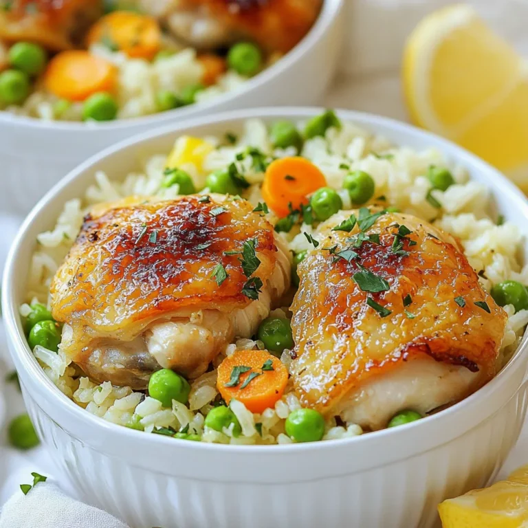 Für dieses leckere Gericht brauchen wir einige einfache, frische Zutaten. Hier ist die Liste: - 2 Esslöffel Olivenöl - 450 g Hähnchenschenkel ohne Knochen und Haut (oder Brustfilets) - 1 mittelgroße Zwiebel, gehackt - 2 Knoblauchzehen, fein gehackt - 1 Tasse Langkornreis (Jasmin- oder Basmatireis) - 500 ml Hühnerbrühe Diese Zutaten bilden die Basis für unser Gericht. Das Hähnchen bringt viel Geschmack. Der Reis sorgt für die Sättigung. Um das Gericht gut zu würzen, nutzen wir einige Gewürze: - 1 Teelöffel Kurkumapulver - 1 Teelöffel Paprika - 1 Teelöffel Kreuzkümmel - Salz und Pfeffer nach Geschmack Diese Gewürze geben dem Gericht Tiefe. Sie sorgen für einen warmen, herzhaften Geschmack. Kurkuma bringt Farbe, während Kreuzkümmel die Aromen intensiviert. Für etwas Frische und Farbe fügen wir Gemüse hinzu: - 1 Tasse gefrorenes Erbsen- und Karottenmix - Frische Petersilie, gehackt (zum Garnieren) Das Gemüse bringt eine schöne Textur und macht das Gericht bunter. Petersilie gibt einen frischen Kick und sieht toll aus. Diese Zutaten sind leicht zu finden und machen das Kochen einfach. Jetzt sind wir bereit, das Gericht zuzubereiten! {{ingredient_image_2}} - Wählen Sie „Dünsten“ auf Ihrem Instant Pot. - Geben Sie 2 Esslöffel Olivenöl hinein und lassen Sie es heiß werden. - Fügen Sie eine gehackte Zwiebel hinzu und dünsten Sie sie 2-3 Minuten lang. - Geben Sie 2 fein gehackte Knoblauchzehen dazu und dünsten Sie eine weitere Minute. - Fügen Sie 450 g Hähnchenschenkel hinzu und bräunen Sie sie 2-3 Minuten pro Seite. - Würzen Sie das Hühnchen mit Salz und Pfeffer. - Rühren Sie 1 Tasse Langkornreis ein, bis alles gut vermischt ist. - Gießen Sie 500 ml Hühnerbrühe hinein und streuen Sie 1 Teelöffel Kurkuma, 1 Teelöffel Paprika und 1 Teelöffel Kreuzkümmel darüber. - Rühren Sie alles gut um. - Verschließen Sie den Deckel und stellen Sie den Instant Pot auf „Manuell“ für 10 Minuten. - Achten Sie darauf, dass das Ventil auf „Dicht“ steht. - Nach 10 Minuten lassen Sie den Druck 5 Minuten lang natürlich ab und verwenden dann die schnelle Druckentlastung. - Achten Sie darauf, dass die Zwiebel gut durchscheinend ist, bevor Sie den Knoblauch hinzufügen. - Das Anbraten des Hähnchens gibt einen tollen Geschmack. - Verwenden Sie frische Gewürze, um das Aroma zu steigern. - Lassen Sie den Druck natürlich ab, um das Hühnchen saftig zu halten. - Servieren Sie das Hühnchen und den Reis in tiefen Schalen. - Garnieren Sie mit frischer, gehackter Petersilie. - Optional können Sie einen Zitronenschnitz an die Seite legen für extra Frische. Beim Kochen mit dem Instant Pot gibt es einige häufige Fehler. Ein häufiger Fehler ist, nicht genug Flüssigkeit zu verwenden. Der Instant Pot braucht Flüssigkeit, um Druck aufzubauen. Verwenden Sie mindestens 500 ml Hühnerbrühe für dieses Rezept. Ein weiterer Fehler ist, den Deckel nicht richtig zu schließen. Überprüfen Sie das Ventil, bevor Sie den Kochvorgang starten. Zartes Hühnchen kommt von der richtigen Kochzeit. Kochen Sie das Hühnchen nur 10 Minuten. Lassen Sie den Druck danach 5 Minuten natürlich ab. Dies hilft, die Säfte im Hühnchen zu halten. Auch das Anbraten vor dem Kochen macht einen großen Unterschied. Bräunen Sie das Hühnchen gut an, bevor Sie die Brühe hinzufügen. Wenn Sie keinen Instant Pot haben, können Sie das Rezept auch auf dem Herd oder im Ofen zubereiten. Für den Herd, braten Sie das Hühnchen in einem großen Topf an. Fügen Sie dann die Zwiebeln und den Reis hinzu. Gießen Sie die Brühe hinein und lassen Sie alles bei schwacher Hitze köcheln. Im Ofen können Sie das Hühnchen und den Reis in einer Auflaufform bei 180 Grad Celsius backen. Achten Sie darauf, die Kochzeit anzupassen. Pro Tipps Hähnchen marinieren: Marinieren Sie das Hähnchen mindestens 30 Minuten vor dem Kochen für zusätzlichen Geschmack. Eine Mischung aus Joghurt und Gewürzen eignet sich hervorragend dafür. Reis spülen: Spülen Sie den Reis vor dem Kochen gründlich ab, um überschüssige Stärke zu entfernen. Dies hilft, ein klebriges Endprodukt zu vermeiden. Gemüse frisch halten: Fügen Sie das gefrorene Gemüse erst am Ende des Kochvorgangs hinzu, um sicherzustellen, dass es knackig und frisch bleibt. Gewürze anpassen: Passen Sie die Gewürze nach Ihrem Geschmack an. Experimentieren Sie mit verschiedenen Kräutern oder Gewürzen, um das Gericht zu personalisieren. {{image_4}} Wenn Sie eine vegetarische Option suchen, ersetzen Sie das Hühnchen durch Tofu oder Kichererbsen. Tofu nimmt die Aromen gut auf. Schneiden Sie ihn in Würfel und braten Sie ihn leicht an, bevor Sie ihn zum Reis hinzufügen. Kichererbsen sind nahrhaft und machen das Gericht sättigender. Sie brauchen nicht zu braten und können direkt in den Topf gegeben werden. Sie können verschiedene Reissorten verwenden. Jasminreis hat ein blumiges Aroma, während Basmati-Reis nussiger ist. Vollkornreis ist eine gesündere Wahl. Beachten Sie, dass die Kochzeiten unterschiedlich sind. Vollkornreis braucht länger, also passen Sie die Brühe und die Kochzeit an. Fügen Sie mehr Gemüse hinzu, um das Gericht bunter und gesünder zu machen. Brokkoli, Paprika oder Zucchini schmecken gut. Schneiden Sie das Gemüse klein, damit es gleichmäßig gart. Wenn Sie frische Kräuter mögen, probieren Sie Spinat oder Mangold. Diese können kurz vor dem Servieren hinzugefügt werden, um ihren Geschmack zu behalten. Um Hühnchen und Reis frisch zu halten, verwenden Sie einen luftdichten Behälter. Lassen Sie das Gericht zuerst abkühlen. Dann legen Sie es in den Behälter und schließen Sie ihn gut. So bleibt der Geschmack erhalten. Sie können Hühnchen und Reis auch einfrieren. Teilen Sie das Gericht in Portionen auf. Legen Sie jede Portion in einen Gefrierbeutel. Achten Sie darauf, die Luft herauszudrücken. So bleibt es bis zu drei Monate frisch. Zum Wiederaufwärmen nehmen Sie die Portion aus dem Gefrierfach. Lassen Sie sie über Nacht im Kühlschrank auftauen. Erhitzen Sie es dann in der Mikrowelle oder auf dem Herd. Im Kühlschrank bleibt das Gericht etwa drei bis vier Tage frisch. Achten Sie darauf, das Essen gut abzudecken. Prüfen Sie vor dem Essen immer auf Geruch und Aussehen. Wenn es komisch riecht, essen Sie es nicht. So genießen Sie Ihr Hühnchen und Reis noch lange nach dem Kochen. Die gesamte Zubereitungszeit beträgt etwa 30 Minuten. - 10 Minuten für die Vorbereitung. - 10 Minuten Kochzeit im Instant Pot. - 5 Minuten Druckabbau. - Das geht schnell und einfach. Ja, gefrorenes Hühnchen funktioniert gut. - Verwenden Sie die gleiche Menge wie frisches Hühnchen. - Kochen Sie es 5 Minuten länger. - Achten Sie darauf, dass es gut durchgekocht ist. Zu Hühnchen und Reis passen viele Beilagen. - Frischer Salat ist eine gute Wahl. - Auch gedünstetes Gemüse ergänzt das Gericht. - Servieren Sie es mit Brot oder Fladenbrot. - Eine Scheibe Zitrone bringt frischen Geschmack. Diese Anleitung zeigt Ihnen, wie Sie leckeres Hühnchen und Reis im Instant Pot zubereiten. Wir haben die besten Zutaten, Gewürze und Gemüse behandelt. Sie haben auch Tipps für die Zubereitung und das Anrichten erhalten. Denken Sie daran, häufige Fehler zu vermeiden und die verschiedenen Variationen auszuprobieren. Gute Lagerung sorgt dafür, dass die Reste frisch bleiben. Mit all diesen Tipps gelingt Ihr Gericht perfekt. Genießen Sie das Kochen und die vielen Möglichkeiten!