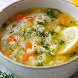 Für einen leckeren griechischen Zitronenreis-Eintopf benötigst du einige frische und einfache Zutaten. Hier ist, was du brauchst: - 1 Tasse Langkornreis - 8 Tassen Gemüse- oder Hühnerbrühe - 2 mittelgroße Karotten, gewürfelt - 1 mittelgroße Zwiebel, fein gehackt - 3 Knoblauchzehen, gehackt - 2 große Eier - 1/2 Tasse frischer Zitronensaft (etwa 2-3 Zitronen) - 1 Teelöffel getrockneter Oregano - Salz und Pfeffer nach Geschmack - 1/4 Tasse frischer Dill, gehackt (optional) - Olivenöl zum Anbraten Diese Zutaten ergeben eine köstliche und wärmende Suppe, die perfekt für jeden Tag ist. Die Gewürze machen den Eintopf lebendig. Oregano bringt einen mediterranen Geschmack. Frischer Zitronensaft sorgt für eine spritzige Frische. Dill gibt dem Eintopf einen feinen, aromatischen Akzent. Du kannst ihn auch weglassen, wenn du magst. Die Zwiebel und der Knoblauch sind wichtig. Sie geben der Basis der Suppe viel Geschmack. Die Karotten fügen Süße und Farbe hinzu. Frisches Gemüse macht die Suppe noch gesünder und schmackhafter. Du kannst die Brühe nach deinem Geschmack wählen. Gemüsebrühe ist leicht und vegan. Sie passt gut zu den frischen Zutaten. Hühnerbrühe gibt der Suppe einen herzhaften, reichen Geschmack. Wenn du eine kräftigere Suppe möchtest, wähle Hühnerbrühe. Für eine leichtere und gesunde Variante ist Gemüsebrühe ideal. Beide Optionen machen den Eintopf lecker und nahrhaft. {{ingredient_image_2}} Du brauchst nur 10 Minuten, um alles vorzubereiten. Beginne mit dem Schneiden der Zwiebel und der Karotten. Hacke auch den Knoblauch. Diese Schritte sind wichtig, um die Aromen freizusetzen. Erhitze dann einen Schuss Olivenöl in einem großen Topf. Verwende mittlere Hitze für beste Ergebnisse. Gib die Zwiebel in den Topf und brate sie. Warte, bis sie weich und durchsichtig ist, das dauert etwa 5 Minuten. Füge den gehackten Knoblauch und die gewürfelten Karotten hinzu. Koche sie für 3-4 Minuten, während du oft rührst. Jetzt kommt der Langkornreis dazu. Rühre ihn ein und lass ihn 1-2 Minuten anrösten. Danach gieße die Gemüse- oder Hühnerbrühe hinein. Bringe die Suppe zum Kochen. Reduziere die Hitze dann auf ein sanftes Köcheln. Decke den Topf ab und lasse alles 15 Minuten kochen, bis der Reis zart ist. In einer separaten Schüssel schlage die Eier, den Zitronensaft und den Oregano glatt. Wenn der Reis fertig ist, nimm den Topf vom Herd. Löffle langsam heiße Brühe in die Eimischung. Rühre dabei ständig, um ein Gerinnen der Eier zu vermeiden. Rühre die Eimischung zurück in den Suppentopf. Halte die Suppe auf niedriger Hitze und erwärme sie 2-3 Minuten. Achte darauf, dass sie nicht kocht. Zum Schluss würze die Suppe mit Salz und Pfeffer. Füge nach Belieben mehr Zitronensaft und frischen Dill hinzu. Ein häufiger Fehler ist, die Brühe zu schnell hinzuzufügen. Brate zuerst die Zwiebel und den Knoblauch gut an. So entfalten sie ihren vollen Geschmack. Achte darauf, den Reis nicht zu lange anrösten. Ein bis zwei Minuten reichen aus. Wenn du die Eier hinzufügst, achte darauf, sie langsam zu temperieren. Das verhindert, dass sie gerinnen. Rühre dabei ständig, um eine glatte und cremige Suppe zu erhalten. Um den Geschmack zu variieren, füge etwas frischen Ingwer hinzu. Er gibt der Suppe eine interessante Note. Du kannst auch etwas geräuchertes Paprikapulver verwenden. Es verleiht der Suppe eine tiefe, rauchige Note. Wenn du gerne experimentierst, probiere frische Kräuter wie Thymian oder Petersilie. Diese bringen frische Aromen in den Eintopf. Die Konsistenz kannst du leicht anpassen. Wenn du eine dickere Suppe möchtest, koche sie länger oder füge mehr Reis hinzu. Für eine dünnere Konsistenz gib einfach mehr Brühe dazu. Du kannst auch mehr Zitronensaft hinzufügen. Das bringt Frische und sorgt für eine leichtere Textur. Achte darauf, die Suppe nicht zu lange zu kochen, nachdem du die Eier hinzugefügt hast. So bleibt sie schön cremig. Pro Tipps Reis anrösten: Röste den Reis kurz an, bevor du die Brühe hinzufügst. Dies verleiht dem Gericht eine nussige Note und verbessert den Geschmack. Frische Zitronen: Verwende frischen Zitronensaft anstelle von Flaschen-Zitronensaft für einen intensiveren Geschmack. Achte darauf, die Zitronen gut auszupressen. Eier temperieren: Temperiere die Eier mit etwas heißer Brühe, um ein Gerinnen zu verhindern. Dies sorgt für eine cremige Konsistenz in der Suppe. Dill frisch hinzufügen: Füge den frischen Dill kurz vor dem Servieren hinzu, um den Geschmack und die Frische zu bewahren. {{image_4}} Um eine vegane Version zu machen, lasse die Eier weg. Stattdessen kannst du eine Mischung aus pflanzlicher Sahne und Maisstärke verwenden. Diese Mischung hilft, die Suppe cremig zu machen. Verwende auch Gemüsebrühe, um den Geschmack zu intensivieren. So bleibt die Frische des Zitronenreis-Eintopfs auch ohne tierische Produkte erhalten. Du kannst viele verschiedene Gemüse hinzufügen. Brokkoli, Spinat oder Erbsen passen gut. Diese Gemüse sorgen für mehr Textur und Nährstoffe. Schneide sie klein und füge sie in den letzten 5 Minuten des Kochens hinzu. So bleiben sie knackig und frisch. Kräuter bringen einen tollen Geschmack. Neben Oregano kannst du auch Thymian oder Petersilie ausprobieren. Frischer Dill ist auch eine gute Wahl. Diese Kräuter geben der Suppe eine neue Note. Füge sie einfach am Ende hinzu, um den vollen Geschmack zu genießen. Experimentiere mit verschiedenen Kräutern für deinen eigenen Stil. Um die Frische der Suppe zu bewahren, lasse sie zuerst abkühlen. Fülle sie danach in einen luftdichten Behälter. Achte darauf, dass die Suppe nicht zu lange bei Raumtemperatur bleibt. Wenn du sie richtig lagerst, bleibt sie lecker und frisch. Um die Suppe wieder aufzuwärmen, stelle sie in einen Topf. Erhitze sie bei mittlerer Hitze und rühre häufig. So vermeidest du, dass sie anbrennt. Du kannst auch die Mikrowelle nutzen. Stelle die Suppe in eine mikrowellengeeignete Schüssel und decke sie ab. Erhitze sie in kurzen Intervallen und rühre zwischendurch um. Im Kühlschrank hält sich die Suppe etwa drei bis vier Tage. Achte darauf, sie gut abzudecken. Wenn du sie länger aufbewahren möchtest, friere sie ein. In einem gefrierfesten Behälter hält die Suppe bis zu drei Monate. Denke daran, beim Auftauen die Suppe im Kühlschrank über Nacht zu lassen, bevor du sie erhitzt. Falls du keine Eier nutzen möchtest, probiere Zellen oder Seidentofu. Diese Optionen geben der Suppe eine cremige Konsistenz. Du kannst auch pflanzliche Sahne verwenden. Diese Varianten verändern den Geschmack, aber sie sind lecker. Du kannst den Eintopf bis zu fünf Tage im Kühlschrank lagern. Stelle sicher, dass die Suppe in einem luftdichten Behälter ist. Zum Aufwärmen, erhitze sie bei niedriger Hitze. Rühre gut um, damit sie gleichmäßig warm wird. Ja, dieser Eintopf ist gesund. Er enthält viel Gemüse und Reis. Zitronensaft bietet Vitamin C. Die Brühe ist leicht und nahrhaft. Du kannst die Menge an Salz und Öl reduzieren, um ihn noch gesünder zu machen. Griechischer Zitronenreis-Eintopf ist ein köstliches und flexibles Gericht. Wir haben die Zutaten, die Zubereitung und die besten Tipps besprochen. Sie können die Suppe leicht anpassen, um neue Aromen zu entdecken. Ihre Möglichkeiten sind nahezu unbegrenzt, ob mit Eiern oder vegan. Lagern Sie die Reste richtig und genießen Sie sie später. Mit diesen Tipps wird Ihr Eintopf nicht nur lecker, sondern auch gesund. Kochen Sie jetzt, und lassen Sie die Aromen erstrahlen!