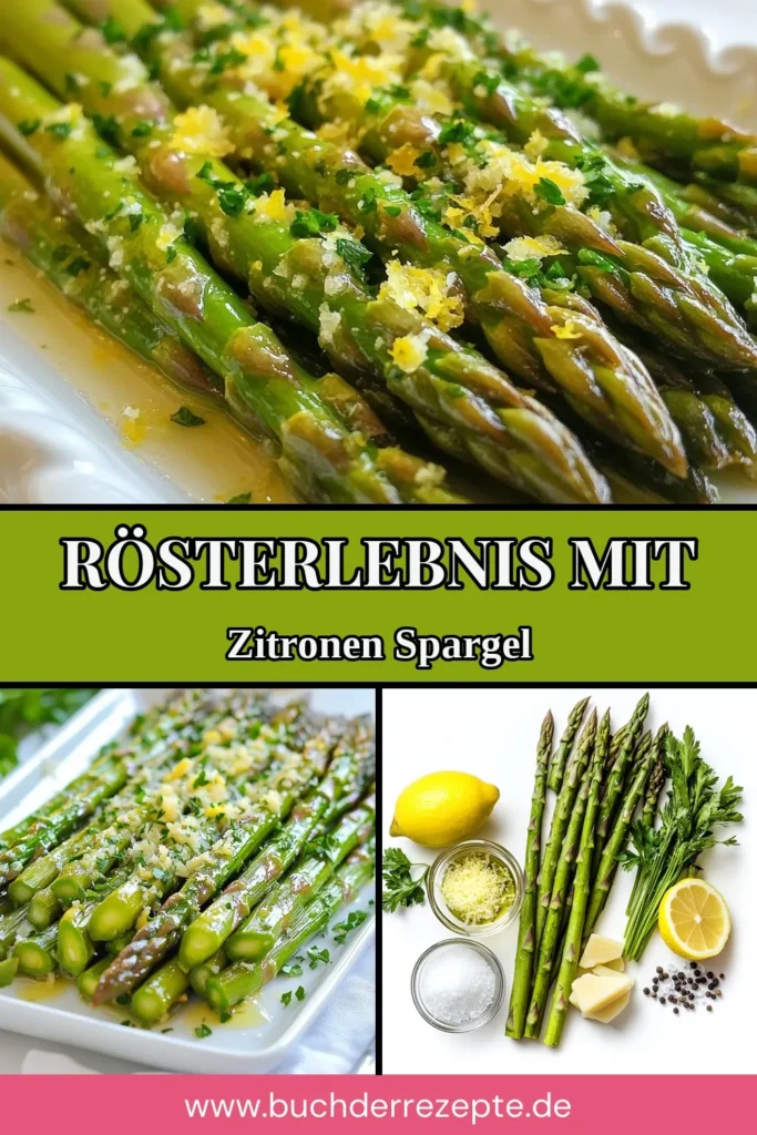 Entdecke das Rezept für Zitronen-Knoblauch-Spargel – eine einfache und leckere vegetarische Beilage. Dieser geröstete Spargel mit Parmesan ist perfekt für dein nächstes Abendessen. Mit nur wenigen Zutaten zauberst du ein köstliches Spargelgericht, das garantiert begeistert. Probiere diese kreative Variante und verwandle dein Gemüse in ein Highlight! Speichere dir jetzt das Rezept! #ZitronenKnoblauchSpargel #gerösteterSpargelRezept #vegetarischeBeilage #SpargelmitParmesan