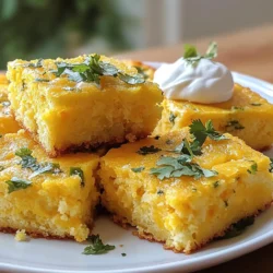 Hier sind die Zutaten für das Cheddar Jalapeño Cornbread: - 1 Tasse Maismehl - 1 Tasse Weizenmehl - 1 Esslöffel Backpulver - 1/2 Teelöffel Natron - 1 Teelöffel Salz - 1 Tasse Buttermilch - 1/2 Tasse ungesalzene Butter, geschmolzen - 2 große Eier - 1 Tasse geriebener, scharfer Cheddar-Käse - 1/2 Tasse eingelegte Jalapeños, gehackt (nach Geschmack anpassen) - 1/4 Tasse Honig (optional für eine süße Note) Wenn Sie frische Zutaten ersetzen möchten, gibt es einige Optionen: - Maismehl: Verwenden Sie Polenta oder Maisstärke. - Weizenmehl: Versuchen Sie Dinkelmehl oder eine glutenfreie Mischung. - Buttermilch: Mischen Sie normale Milch mit einem Esslöffel Essig oder Zitrone. - Cheddar-Käse: Nutzen Sie Gouda oder einen anderen schmelzenden Käse. - Jalapeños: Frische Paprika oder Peperoni können den Schärfegrad variieren. Die Auswahl der richtigen Zutaten macht einen großen Unterschied. Hier sind einige Tipps: - Maismehl: Achten Sie auf feines, frisches Maismehl für die beste Textur. - Käse: Wählen Sie hochwertigen Cheddar für intensiven Geschmack. - Eingelegte Jalapeños: Prüfen Sie die Schärfe, um den richtigen Geschmack zu finden. - Honig: Verwenden Sie lokalen Honig für zusätzliches Aroma. - Butter: Ungesalzene Butter lässt den Käse besser zur Geltung kommen. Mit den richtigen Zutaten wird Ihr Cheddar Jalapeño Cornbread lecker und ein echter Hit! {{ingredient_image_2}} Heize deinen Ofen auf 200°C (400°F) vor. Fette eine 20 cm quadratische Backform oder eine gusseiserne Pfanne gut ein. So bleibt das Brot beim Backen nicht kleben. Die richtige Vorbereitung ist wichtig für ein gutes Ergebnis. Nimm eine große Rührschüssel. Mische das Maismehl, Weizenmehl, Backpulver, Natron und Salz gut mit einem Schneebesen. Dies sorgt dafür, dass die Zutaten gleichmäßig verteilt sind. In einer anderen Schüssel verquirle die Buttermilch, geschmolzene Butter und Eier. Wenn du es süß magst, füge etwas Honig hinzu. Gieße die flüssige Mischung langsam zu den trockenen Zutaten. Rühre vorsichtig, bis alles gerade so vermischt ist. Vermeide es, den Teig zu übermixen. Ein paar Klumpen sind in Ordnung. Hebe den geriebenen Cheddar-Käse und die Jalapeños vorsichtig unter. Das sorgt für einen gleichmäßigen Geschmack im Teig. Gieße den Teig in die vorbereitete Backform und streiche ihn glatt. Backe das Brot 22-25 Minuten lang. Die Oberseite sollte goldbraun sein. Stecke einen Zahnstocher in die Mitte. Wenn er sauber herauskommt, ist das Brot fertig. Lass das Maisbrot etwa 10 Minuten abkühlen, bevor du es in Stücke schneidest. So bleibt es saftig und lecker. Ein häufiger Fehler ist, den Teig zu stark zu mischen. Mixen Sie ihn nur, bis die Zutaten verbunden sind. Zu viel Mischen macht das Brot hart. Achten Sie darauf, die Zutaten genau abzuwiegen. Falsche Mengen können das Ergebnis stark verändern. Überprüfen Sie auch die Frische Ihres Backpulvers und Natron. Alte Zutaten können das Brot nicht richtig aufgehen lassen. Die richtige Konsistenz ist wichtig für ein gutes Maisbrot. Der Teig sollte dick, aber fließend sein. Wenn er zu fest ist, fügen Sie etwas mehr Buttermilch hinzu. Wenn er zu dünn ist, etwas mehr Mehl. Achten Sie darauf, die Jalapeños gleichmäßig zu verteilen. So bekommt jeder Bissen den perfekten Geschmack. Lassen Sie den Teig nach dem Mischen kurz ruhen. Dadurch kann er sich setzen und wird lockerer. Servieren Sie das Cheddar Jalapeño Cornbread warm. Schneiden Sie es in Quadrate und legen Sie etwas Sauerrahm darauf. Ein Spritzer frischer Limette kann das Gericht aufpeppen. Garnieren Sie das Brot mit frischem Koriander oder Schnittlauch für mehr Farbe. Dieses Brot passt gut zu Chili oder einer herzhafen Suppe. Experimentieren Sie mit Beilagen, um Ihr Essen zu bereichern. Pro Tipps Maismehl für mehr Geschmack: Verwenden Sie eine Mischung aus Maismehl und Weizenmehl, um den typischen Geschmack des Maisbrots zu verstärken. Maismehl sorgt für eine angenehm krümelige Textur. Jalapeños anpassen: Passen Sie die Menge der Jalapeños nach Ihrem persönlichen Schärfewunsch an. Für weniger Schärfe können Sie milde Paprika verwenden. Butter für mehr Feuchtigkeit: Verwenden Sie geschmolzene Butter statt Öl, um dem Brot mehr Feuchtigkeit und Geschmack zu verleihen. Dies macht das Brot besonders zart. Abkühlen lassen: Lassen Sie das Maisbrot nach dem Backen etwas abkühlen, bevor Sie es schneiden. Dies hilft, die Form zu bewahren und macht das Schneiden einfacher. {{image_4}} Sie können das Cheddar Jalapeño Cornbread nach Ihrem Geschmack anpassen. Fügen Sie verschiedene Käsesorten hinzu. Gouda oder Monterey Jack bringen einen tollen Geschmack. Für mehr Würze probieren Sie geräucherten Käse. Sie können auch Gewürze wie Knoblauchpulver oder Paprika einfügen. Diese verleihen dem Brot eine zusätzliche Geschmackstiefe. Experimentieren Sie mit Kräutern wie Oregano oder Thymian. Diese machen das Brot noch aromatischer. Wenn Sie es süßer mögen, fügen Sie mehr Honig hinzu. Ein Esslöffel mehr kann einen großen Unterschied machen. Honig passt gut zu den Jalapeños und dem Käse. Sie können auch Ahornsirup verwenden, um eine andere Süße zu erreichen. Diese süßen Varianten sind perfekt für das Frühstück oder Brunch. Servieren Sie das Brot mit Butter oder Marmelade für einen besonderen Genuss. Für eine glutenfreie Version können Sie das Weizenmehl ersetzen. Verwenden Sie glutenfreies Mehl, das für Backen geeignet ist. Achten Sie darauf, dass das Backpulver ebenfalls glutenfrei ist. Auch die Buttermilch kann durch Pflanzenmilch ersetzt werden. Diese Anpassungen machen das Rezept für jeden zugänglich. Das Ergebnis bleibt lecker und saftig. Testen Sie diese Varianten, um Ihr perfektes Cornbread zu finden. Sie können Cheddar Jalapeño Cornbread einfach im Kühlschrank lagern. Wickeln Sie es in Frischhaltefolie oder legen Sie es in einen luftdichten Behälter. So bleibt es frisch. Es hält sich bis zu fünf Tage. Wenn Sie den Geschmack länger bewahren möchten, können Sie es auch in Scheiben schneiden. Um das Cornbread einzufrieren, lassen Sie es zuerst vollständig abkühlen. Wickeln Sie jede Scheibe einzeln in Frischhaltefolie. Legen Sie die Scheiben in einen Gefrierbeutel. So bleibt es bis zu drei Monate frisch. Achten Sie darauf, die Luft aus dem Beutel zu drücken. So vermeiden Sie Gefrierbrand. Um das Cornbread aufzuwärmen, nehmen Sie eine Scheibe und legen Sie sie in die Mikrowelle. Erhitzen Sie es für 15 bis 30 Sekunden. Eine andere Möglichkeit ist, es im Ofen bei 180°C für etwa 10 Minuten zu erhitzen. Dies gibt Ihnen eine schöne, knusprige Oberfläche. Servieren Sie es warm, um den besten Geschmack zu genießen. Um den Schärfegrad anzupassen, können Sie die Menge der Jalapeños ändern. Wenn Sie es milder mögen, nehmen Sie weniger oder gar keine Jalapeños. Für mehr Schärfe können Sie frische Jalapeños verwenden oder sogar etwas Cayennepfeffer hinzufügen. Experimentieren Sie, um die perfekte Balance für Ihren Geschmack zu finden. Ja, Sie können das Rezept verdoppeln! Verdoppeln Sie einfach alle Zutaten und verwenden Sie eine größere Backform. Achten Sie darauf, die Backzeit möglicherweise zu verlängern. Überprüfen Sie das Maisbrot mit einem Zahnstocher, um sicherzustellen, dass es gut gebacken ist. Cheddar Jalapeño Cornbread passt gut zu vielen Beilagen. Hier sind einige Ideen: - Chili - Gegrilltes Fleisch - Suppen wie Tomatensuppe oder Kürbissuppe - Ein frischer Salat - Butter und Honig für eine süße Note Diese Kombinationen bringen den Geschmack des Maisbrots wunderbar zur Geltung! In diesem Blogartikel haben wir über Zutaten, Zubereitung und Variationen gesprochen. Du hast gelernt, wie du frische Zutaten auswählst und viele Tipps zur Zubereitung erhältst. Außerdem haben wir häufige Fehler besprochen und Antworten auf wichtige Fragen gegeben. Denke daran, kreativ zu sein und neue Aromen auszuprobieren. So machst du dein Cheddar Jalapeño Cornbread besonders. Viel Spaß beim Backen und Genießen!