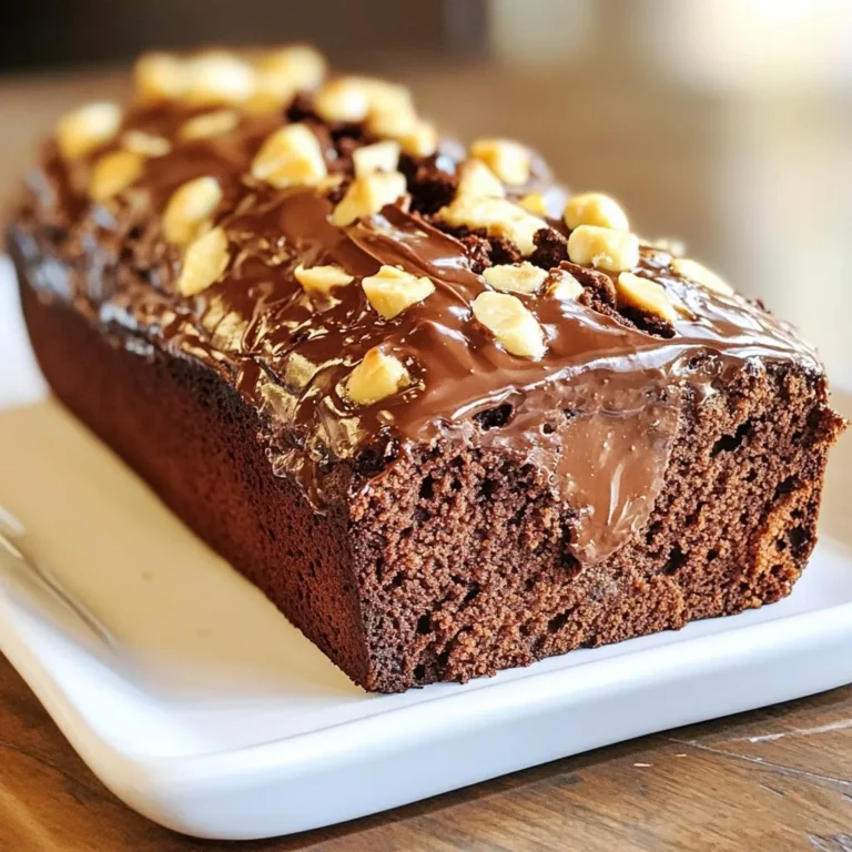 Für mein leckeres Schokoladen-Erdnussbutter-Bananenbrot brauche ich folgende Hauptzutaten: - 3 reife Bananen, zerdrückt - 1/2 Tasse cremige Erdnussbutter - 1/4 Tasse ungesüßtes Kakaopulver - 1/2 Tasse brauner Zucker - 1/4 Tasse Kristallzucker - 2 große Eier - 1 Teelöffel Vanilleextrakt - 1 Teelöffel Backpulver - 1/2 Teelöffel Salz - 1 1/2 Tassen Weizenmehl - 1/2 Tasse Schokoladenstückchen (dunkle oder halbsüße) Diese Zutaten bilden die Basis meines Rezepts. Die Bananen bringen Feuchtigkeit und Süße. Die Erdnussbutter sorgt für einen tollen Geschmack. Das Kakaopulver gibt dem Brot eine schokoladige Note. Um das Aroma noch zu verbessern, kann ich auch folgende Zutaten hinzufügen: - 1/4 Tasse gehackte Nüsse (Walnüsse oder Pekannüsse, optional) Die Nüsse geben einen knusprigen Biss. Sie ergänzen die weiche Textur des Brotes. So wird jeder Bissen besonders köstlich. Wenn ich Bananen auswähle, achte ich auf folgende Dinge: - Die Bananen sollten braune Flecken haben. Diese zeigen, dass sie süß und reif sind. - Vermeide grüne Bananen. Sie sind noch nicht süß genug. Reife Bananen sind wichtig für den Geschmack des Brotes. Sie geben die nötige Süße und Feuchtigkeit. Je reifer die Bananen, desto besser wird mein Schokoladen-Erdnussbutter-Bananenbrot. {{ingredient_image_2}} Heize deinen Ofen auf 175 °C vor. Das macht die Backzeit schneller. Fette eine Kastenform mit Kochspray ein oder lege sie mit Backpapier aus. So bleibt das Brot nicht kleben. Eine Form von 23x13 cm ist ideal. Nimm drei reife Bananen und zerdrücke sie in einer großen Rührschüssel. Füge 1/2 Tasse cremige Erdnussbutter hinzu. Rühre die Mischung, bis sie ganz glatt ist. Diese Basis gibt dem Brot einen tollen Geschmack. In einer anderen Schüssel vermische 1/4 Tasse ungesüßtes Kakaopulver, 1 Teelöffel Backpulver, 1/2 Teelöffel Salz und 1 1/2 Tassen Weizenmehl. Rühre alles gut durch. Dann gib diese Mischung vorsichtig zur Bananenmischung. Faltete die Mischung zusammen, ohne zu viel zu rühren. Dies hilft, das Brot locker zu halten. Gieße den Teig in die vorbereitete Kastenform. Streiche die Oberfläche glatt. Backe das Brot für 50-60 Minuten. Ein Zahnstocher sollte sauber oder mit wenigen Krümeln herauskommen. Nach dem Backen lasse das Brot 10 Minuten in der Form abkühlen. Danach lege es auf ein Gitterrost, damit es ganz abkühlen kann. Um die perfekte Textur zu erreichen, sind reife Bananen wichtig. Sie bringen viel Feuchtigkeit mit. Zerdrücke die Bananen gut, bis keine Stücke mehr sichtbar sind. Nutze cremige Erdnussbutter für eine glatte Mischung. Achte darauf, dass du die trockenen Zutaten nicht zu lange rührst. Das vermeidet ein zähes Brot. Ein häufiger Fehler ist, die Zutaten nicht richtig zu messen. Verwende einen Messbecher für genaue Mengen. Rühre die Mischung zu lange, kann das Brot hart werden. Überprüfe die Backzeit regelmäßig. Jeder Ofen kann anders backen. Die Zahnstocherprobe hilft dir, den perfekten Garpunkt zu finden. Du kannst das Rezept leicht anpassen. Füge Nüsse hinzu für mehr Crunch. Walnüsse oder Pekannüsse passen gut. Für mehr Süße, benutze zusätzlich Honig oder Agavensirup. Experimentiere mit verschiedenen Schokoladensorten. Weiße Schokolade gibt einen anderen Geschmack. Wenn du das Brot vegan magst, ersetze die Eier durch Apfelmus. Pro Tipps Bananen richtig auswählen: Verwende sehr reife Bananen mit vielen braunen Flecken, da sie den besten Geschmack und die richtige Süße für das Brot liefern. Erdnussbutter-Variationen: Experimentiere mit verschiedenen Geschmäckern von Erdnussbutter, wie z.B. mit Honig oder schokoladiger Erdnussbutter, um dem Brot eine besondere Note zu verleihen. Teig nicht übermischen: Achte darauf, den Teig nur leicht zu vermengen, um ein zartes und luftiges Bananenbrot zu erhalten. Aufbewahrungstipps: Das Bananenbrot bleibt in einem luftdichten Behälter bis zu einer Woche frisch. Du kannst es auch einfrieren und bei Bedarf auftauen. {{image_4}} Um ein glutenfreies Bananenbrot zu machen, ersetze das Weizenmehl durch eine glutenfreie Mehlmischung. Achte darauf, dass die Mischung Xanthan enthält. Diese Zutat hilft, die Struktur zu stabilisieren. Das Brot wird dann fluffig und lecker. Um das Rezept vegan zu gestalten, ersetze die Eier durch Apfelmus oder Leinsamen. Verwende 1/4 Tasse Apfelmus oder 1 Esslöffel gemahlene Leinsamen, gemischt mit 2,5 Esslöffeln Wasser. Diese Alternativen binden die Zutaten gut. Achte darauf, dass die Schokoladenstückchen vegan sind. So bleibt dein Brot rein pflanzlich und trotzdem köstlich. Du kannst das Rezept leicht anpassen. Füge Zimt oder Muskatnuss für mehr Aroma hinzu. Auch eine Prise Salz hebt die süßen Aromen hervor. Du kannst auch gehackte Nüsse wie Walnüsse oder Pekannüsse einarbeiten. Sie geben dem Brot einen tollen Crunch. Ein paar Tropfen Espresso verleihen dem Schokoladengeschmack mehr Tiefe. Experimentiere und finde deine perfekte Mischung! Um dein Schokoladen-Erdnussbutter-Bananenbrot frisch zu halten, solltest du es richtig lagern. Lass das Brot zuerst vollständig abkühlen. Wickel es dann in Frischhaltefolie oder lege es in einen luftdichten Behälter. So bleibt es weich und saftig. Lagere es an einem kühlen, trockenen Ort. Das Brot hält sich bei Raumtemperatur etwa drei bis vier Tage. Wenn du dein Bananenbrot länger aufbewahren möchtest, kann es auch eingefroren werden. Schneide das Brot in einzelne Scheiben. Wickel jede Scheibe in Frischhaltefolie ein. Lege sie dann in einen gefrierfesten Beutel oder Behälter. So kannst du die Portionen einfach entnehmen. Das Brot bleibt im Gefrierfach bis zu drei Monate frisch. Zum Auftauen lässt du die Scheiben einfach bei Raumtemperatur stehen. Um das Beste aus deinem Bananenbrot herauszuholen, kannst du ein paar Tricks anwenden. Du kannst eine Scheibe Brot mit einer Scheibe Apfel oder etwas frischer Banane in den Behälter legen. Das hilft, die Feuchtigkeit zu bewahren. Vermeide es, das Brot im Kühlschrank zu lagern. Die kühle Luft kann das Brot austrocknen. Bleib bei diesen Tipps, und dein Brot bleibt köstlich! Schokoladen-Erdnussbutter-Bananenbrot hält sich etwa 3 bis 5 Tage bei Zimmertemperatur. Bewahre es in einem luftdichten Behälter auf. So bleibt es frisch und saftig. Du kannst es auch im Kühlschrank lagern, wo es bis zu einer Woche hält. Achte darauf, dass es gut verpackt ist, um Feuchtigkeit zu vermeiden. Ja, du kannst andere Nussbutter verwenden. Mandel- oder Cashewbutter sind tolle Alternativen. Diese Optionen bringen ihren eigenen Geschmack mit. Achte nur darauf, dass die Konsistenz ähnlich ist. So bleibt das Brot schön feucht. Du kannst auch Sonnenblumenkernbutter nutzen, wenn du Nussallergien hast. Du kannst viele Dinge anstelle von Schokoladenstückchen verwenden. Weiße Schokolade oder Karamellstückchen sind leckere Optionen. Trockenfrüchte wie Cranberries oder Rosinen geben eine fruchtige Note. Auch Nüsse wie Walnüsse oder Pekannüsse passen gut dazu. Diese Variationen machen dein Brot spannend. Ja, du kannst das Rezept auch in einer anderen Kastenform backen. Achte darauf, die Backzeit anzupassen. Kleinere Formen brauchen weniger Zeit, größere mehr. Überprüfe nach 40 Minuten die Garprobe mit einem Zahnstocher. Das Brot sollte feucht, aber nicht teigig sein. In diesem Blogbeitrag haben wir das Rezept für Schokoladen-Erdnussbutter-Bananenbrot angeschaut. Du weißt nun, welche Zutaten wichtig sind und wie du sie kombinierst. Ich habe dir Tipps gegeben, um häufige Fehler zu vermeiden. Zudem findest du Variationen für besondere Geschmäcker und nützliche Informationen zur Lagerung. Du kannst dieses leckere Brot einfach anpassen. Lass deiner Kreativität freien Lauf und genieße jeden Bissen!