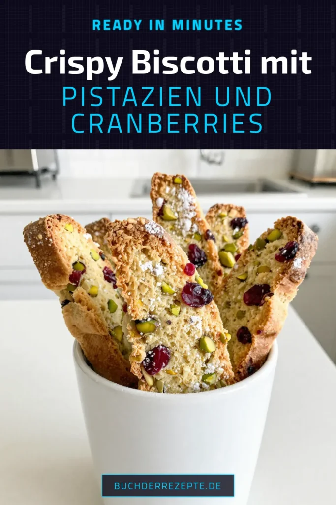 Entdecke unser leckeres Pistazien-Cranberry-Biscotti Rezept, das einfach zuzubereiten ist und gesund bleibt. Mit diesem Biscotti mit Pistazien und Cranberries hast du eine großartige glutenfreie Biscotti Variante, die perfekt für jeden Anlass ist. Folge dieser einfachen Biscotti Rezeptur und genieße eine köstliche Backanleitung. Probiere es aus und teile deine Ergebnisse! #BiscottiRezept #Glutenfrei #GesundeSnacks #BakingLove