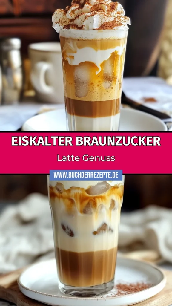 Entdecke unser köstliches Rezept für einen Iced Brown Sugar Oat Milk Latte! Dieser kalte Kaffee mit braunem Zucker lässt sich ganz einfach zubereiten und ist perfekt für heiße Tage. Mit frisch gebrühtem Espresso und cremiger Hafermilch ist dieses vegane Latte Rezept nicht nur lecker, sondern auch eine tolle erfrischende Option. Probiere es aus und genieße deinen Espresso mit Hafermilch! Speichere dieses Rezept für später! #IcedBrownSugarLatte #HafermilchLatte #KalterKaffeeMitBraunemZucker #VeganesLatteRezept