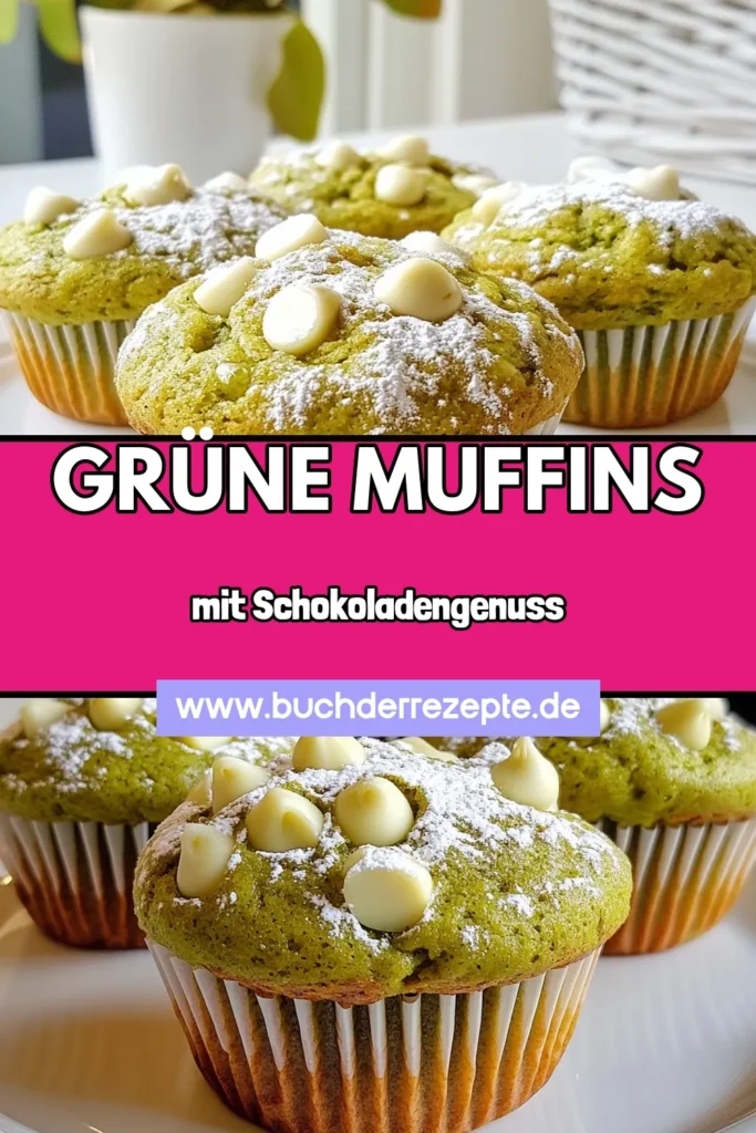 Entdecken Sie dieses köstliche Rezept für Matcha Muffins mit weißer Schokolade! Diese gesunden Muffins sind einfach zuzubereiten und perfekt für jeden Anlass. Das Zusammenspiel von aromatischem Matcha und süßer weißer Schokolade macht sie unwiderstehlich. Genießen Sie dieses Matcha Backrezept und überraschen Sie Ihre Freunde und Familie. Probieren Sie es aus und speichern Sie das Rezept! #MatchaMuffins #weißeSchokoladeMuffins #RezeptfürMatchaMuffins #gesundeMuffins