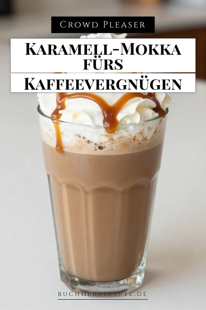 Entdecken Sie, wie einfach es ist, einen köstlichen Karamell-Mokka-Frappuccino selbst zuzubereiten! Dieses Karamell-Mokka-Frappuccino Rezept ist perfekt für heiße Tage und bringt schokoladigen Kaffeegenuss in Ihr Zuhause. Mit nur wenigen Zutaten können Sie köstliche kalte Kaffeegetränke zaubern. Probieren Sie dieses Kaffeerezept mit Karamell jetzt aus und genießen Sie es! Speichern Sie dieses Rezept für später! #FrappuccinoRezept #Kaffeegenuss #KalteKaffeegetränke #Selbstgemacht