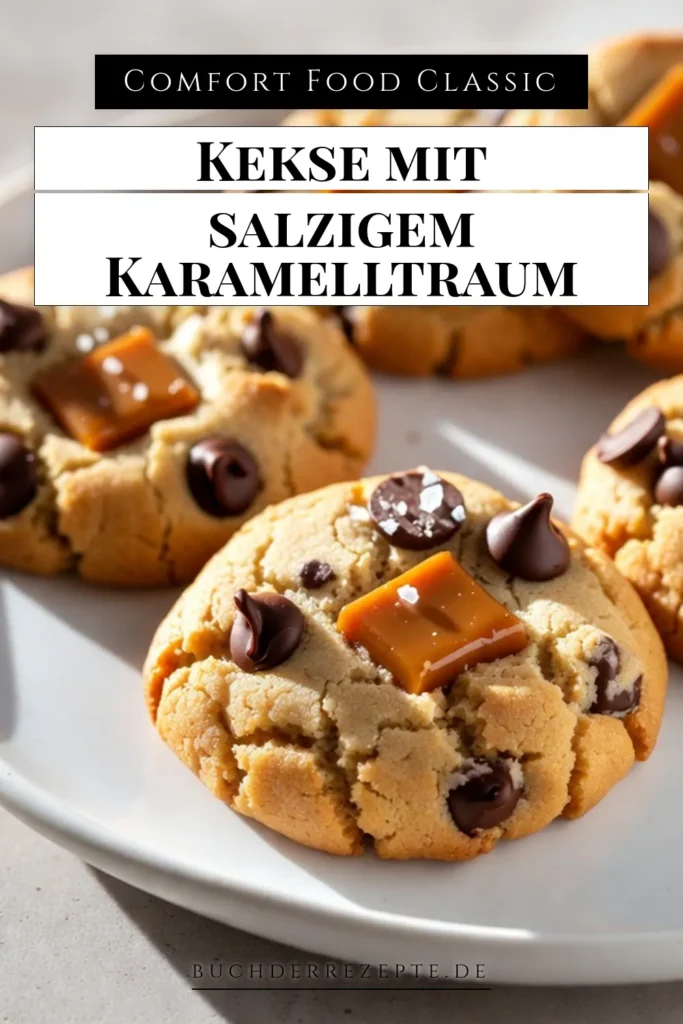 Entdecke das perfekte Rezept für gesalzene Karamell-Schokoladenkekse! Diese köstlichen Keksrezepte mit Karamell sind einfach zuzubereiten und ideal für jeden Anlass. Mit der perfekten Mischung aus Schokoladenstückchen und weichem Karamell sind sie ein absolutes Muss für alle Karamell-Dessert Ideen. Lass dich von diesen Schokoladenkeksen backen und genieße den einzigartigen Geschmack! Probiere das Rezept und teile deine Ergebnisse! #Keksrezept #KaramellDesserts #KekseBacken #BackenMitFreunden