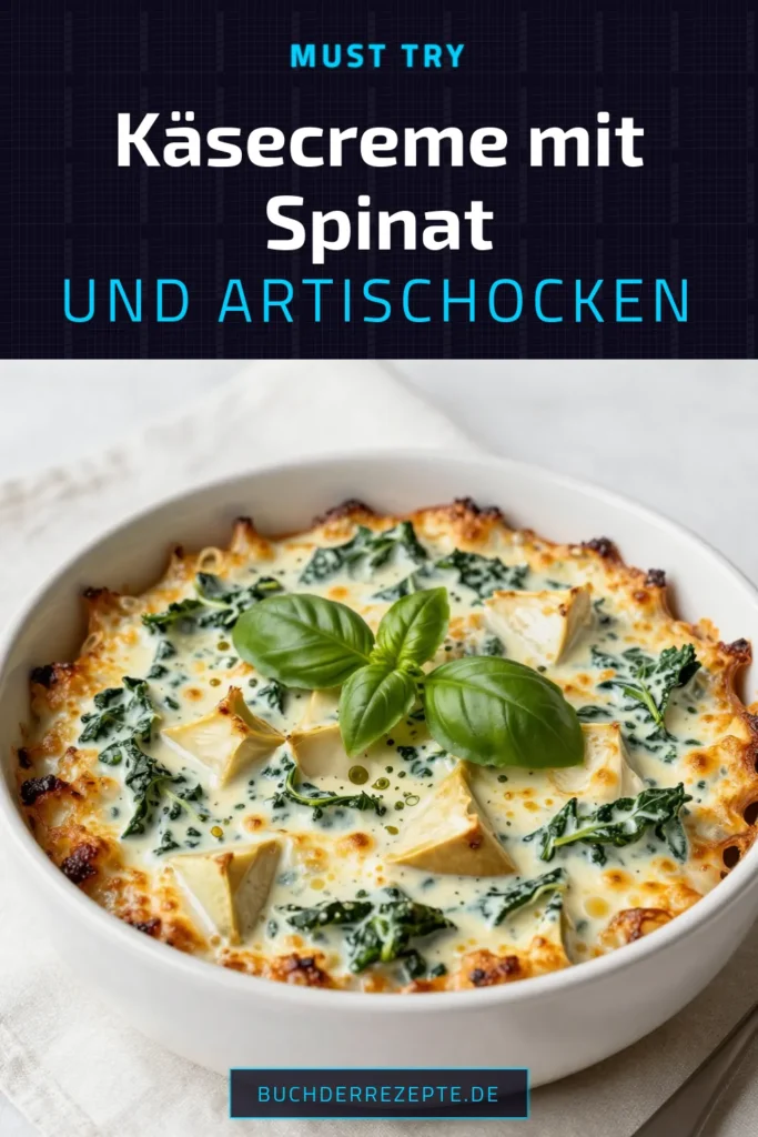 Entdecke dieses fantastische Rezept für Spinats Artischocken Dip, der als cremiger Dip perfekt für jede Party ist! Unser einfacher Auflauf Dip ist ein gesunder vegetarischer Party Snack, der sich wunderbar als Fingerfood eignet. Bereite ihn in nur 40 Minuten zu und genieße ihn warm mit Pita-Chips oder Gemüsesticks. Probiere es aus und teile den Genuss! #SpinatsArtischockenDip #CremigerDipRezept #GesundeFingerfoodRezepte #VegetarischerSnack