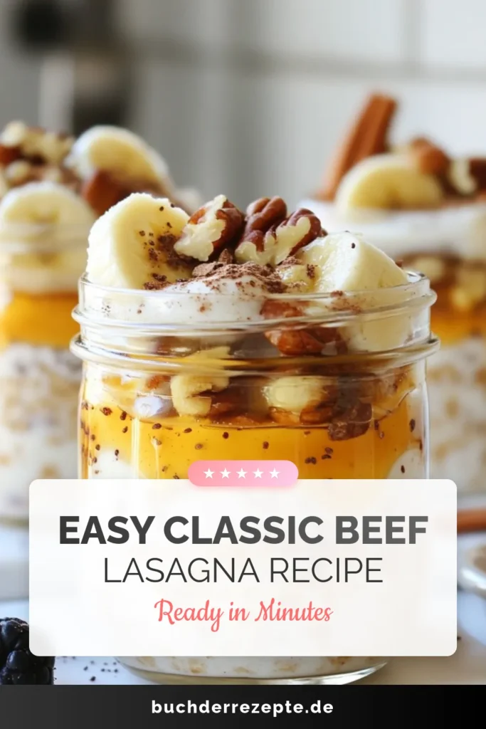 Entdecke dieses köstliche Rezept für Overnight Haferflocken, perfekt für gesunde Frühstücksideen. Unsere Haferflocken mit Ahornsirup und gehackten Pekannüssen sind nicht nur einfach zuzubereiten, sondern auch super lecker. Dieses Pekannüsse Rezept wird deinen Morgen aufpeppen! Probiere diese einfache Haferflockenvariationen aus und genieße einen nahrhaften Start in den Tag. Speichere das Rezept und teile es mit Freunden! #OvernightHaferflocken #GesundeFrühstücksideen #PekannüsseRezept #EinfacheHaferflockenvariationen