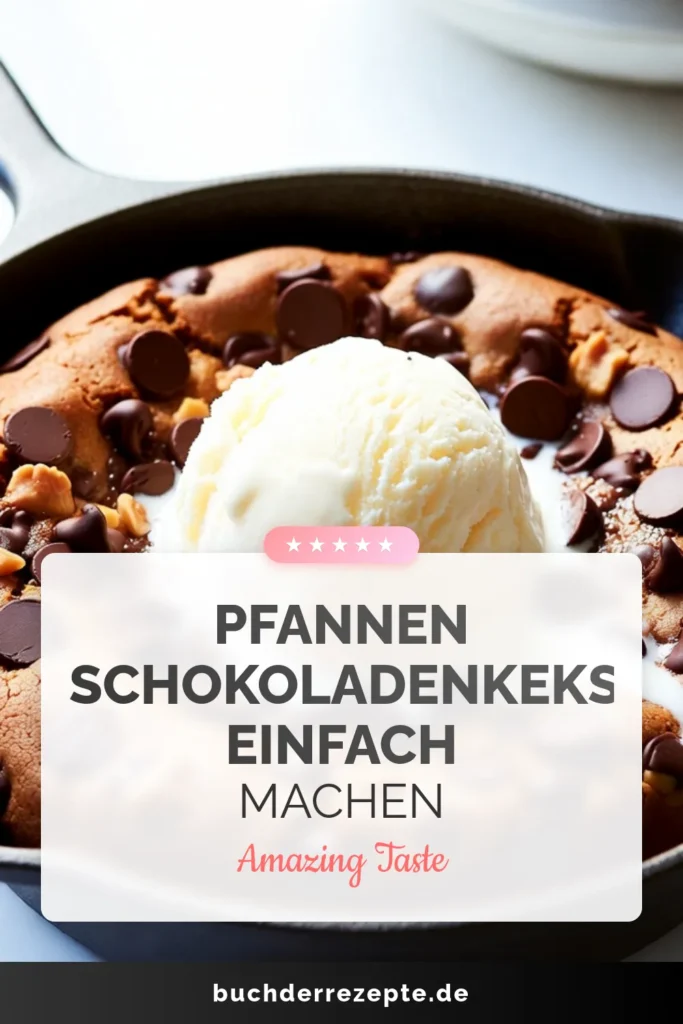 Entdecke unser einfaches Plätzchen Rezept für köstliche Schokoladenkekse aus der Pfanne! Diese gusseiserne Pfanne Kekse sind die perfekte süße Versuchung und ideal zum Teilen. Schokoladige Kekse selber machen war noch nie so einfach! Serviere sie warm mit einer Kugel Vanilleeis – ein himmlisches Dessert. Lass dir dieses Rezept nicht entgehen und speichere es für deine nächste Backaktion! #Schokoladenkekse #KekseBacken #DessertLiebhaber #BackenMachtGlücklich