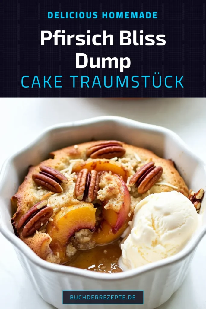 Entdecken Sie, wie einfach es sein kann, einen köstlichen Pfirsich Dump Cake zuzubereiten! Mit unserem einfachen Pfirsichrezept wird Ihr Kuchen mit Pfirsichen zum Hit bei jedem Dessertliebhaber. Dieser Pfirsich Bliss Cake, zubereitet mit einer praktischen Kuchenmischung, ist der perfekte Abschluss für jedes Fest. Probieren Sie es aus und teilen Sie Ihre Kreationen! #PfirsichDumpCake #einfachesPfirsichrezept #KuchenmitPfirsichen #DessertmitKuchenmischung