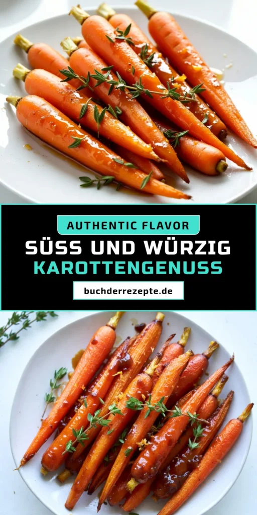 Entdecke unser köstliches Ahornsirup Karotten Rezept! Diese glasierte Karotten sind eine einfache und gesunde Beilage, die perfekt für jedes Abendessen sind. Mit Baby-Karotten, Ahornsirup und frischen Kräutern zauberst du im Handumdrehen ein Gemüsegericht, das jeden begeistert. Probiere es aus und verwandle deine Gemüsebeilagen! Speichere dieses Rezept für dein nächstes Dinner! #AhornsirupKarottenRezept #glasierteKarotten #BabyKarottenMitAhornsirup #gesundeBeilagen