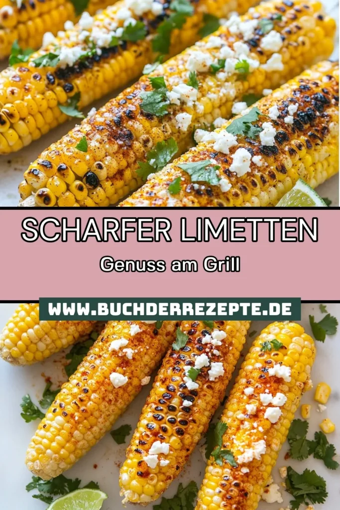 Erleben Sie den Sommer mit unserem leckeren Rezept für Chili Limetten Maiskolben! Dieser gegrillte Maiskolben ist perfekt für Ihre nächsten Grillpartys und gehört zu den besten veganen Grillrezepten. Verfeinern Sie ihn mit zerbröckeltem Feta-Käse für den ultimativen Genuss. Genießen Sie Geschmack und Frische in jedem Biss. Probieren Sie dieses fantastische Sommer Grillgericht aus und teilen Sie es! #ChiliLimettenMaiskolben #gegrillterMaiskolbenRezept #veganeGrillrezepte #SommerGrillgerichte