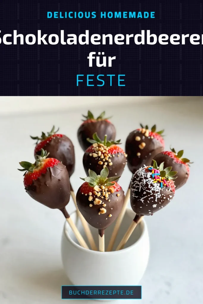 Genießen Sie die perfekte Kombination aus frischen Erdbeeren und köstlicher Schokolade mit unserem Erdbeer-Pops Rezept für schokoladenüberzogene Erdbeeren. Diese schokoladigen Snacks sind die ideale Wahl für Sommerdesserts und bringen Freude auf jede Feier. Einfach zu machen und lecker, sind sie ein Hit für Groß und Klein. Probieren Sie es aus und verwandeln Sie Ihre nächste Zusammenkunft mit diesen einfachen Dessertideen! #SchokoladenüberzogeneErdbeeren #ErdbeerPops #Sommerdesserts #EinfacheRezepte