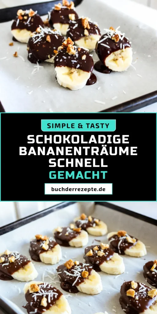 Entdecke die unwiderstehlichen Choco-Banana Bissen! Diese gefrorenen Bananenbisse sind die perfekten gesunden Snacks mit Schokolade und lassen sich in nur 1 Stunde zubereiten. Ideal für alle, die nach einfachen Dessertrezepte suchen. Probiere diese köstlichen Schokoladen-Bananen-Leckereien, die Vitaminreich und süß sind. Lass dich von diesem Rezept inspirieren und speichere es für später! #ChocoBananaBissen #GesundeSnacks #EinfacheDessertrezepte #SchokoladenBananenLeckereien