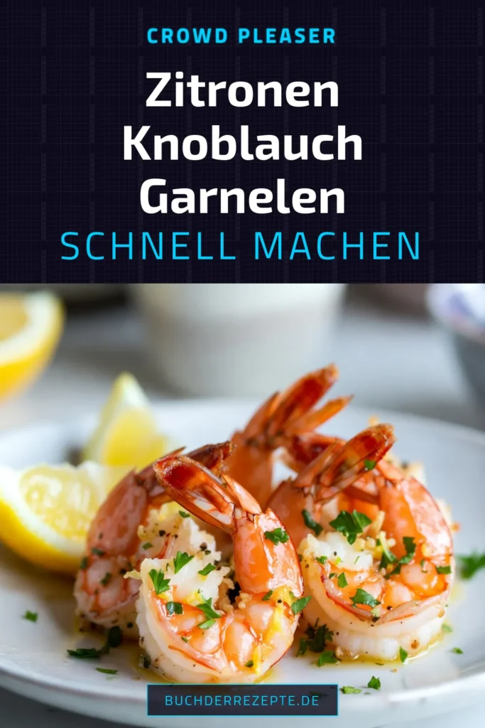 Entdecken Sie dieses köstliche Zitronen-Knoblauch-Garnelen-Rezept, das mediterrane Aromen in Ihre Küche bringt. Mit einer einfachen Garnelen-Zubereitung zaubern Sie gesunde Meeresfrüchte-Rezepte, die schnell zubereitet sind. Genießen Sie die perfekten, im Ofen gerösteten Garnelen, die mit frischem Knoblauch und Zitrone verfeinert sind. Perfekt für jede Gelegenheit! Probieren Sie es aus, speichern Sie das Rezept und lassen Sie sich inspirieren! #GarnelenRezept #GesundeMeeresfrüchte #MediterraneGarnelen #EinfacheZubereitung