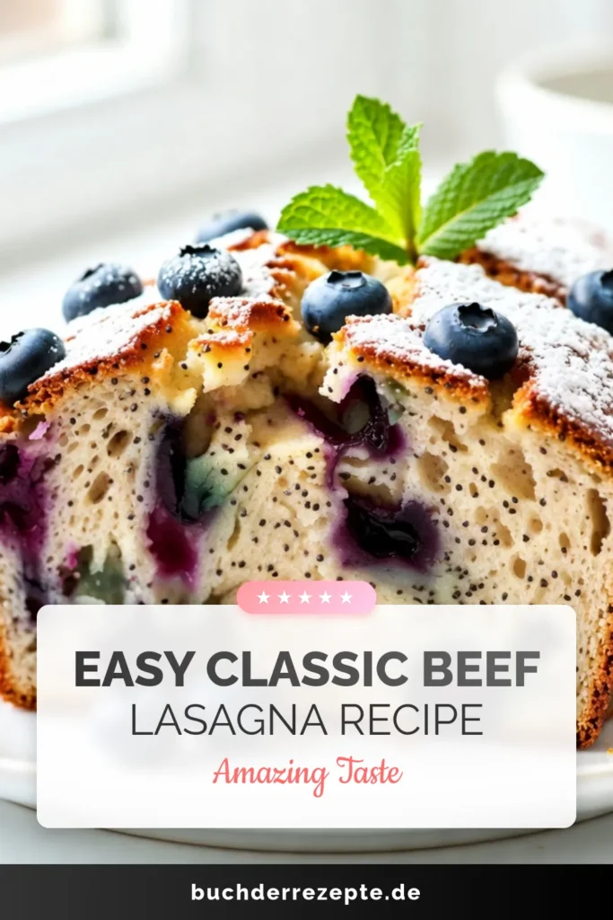 Entdecken Sie dieses köstliche Zitronen-Blaubeer-Brot mit Mohn! Dieses Mohnbrot Rezept ist einfach und ideal für alle, die schnelle Backrezepte suchen. Mit frischen Blaubeeren und dem erfrischenden Zitronen-Mohn Rezept ist dieses fruchtige Brot Rezept perfekt für Frühstück oder Nachmittagskaffee. Backen Sie es noch heute und genießen Sie diesen saftigen Genuss! Teilen Sie Ihr Ergebnis! #ZitronenBlaubeerBrot #MohnbrotRezept #schnelleBackrezepte #fruchtigesBrotRezept