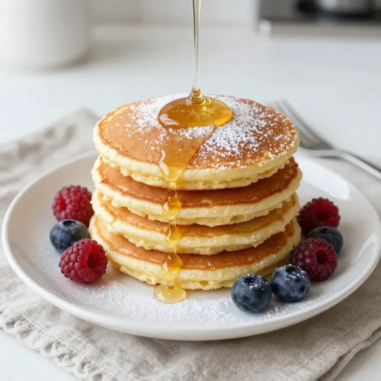 Für die Zitronen-Ricotta-Pancakes benötigst du: - 1 Tasse Ricotta-Käse - 1 Tasse Weizenmehl - 2 Esslöffel Zucker - 2 große Eier, getrennt - 1 Teelöffel Backpulver - 1/2 Teelöffel Natron - Schale von 1 Zitrone - 1/4 Tasse frischer Zitronensaft - 1/4 Teelöffel Salz - 1/2 Tasse Milch (oder mehr nach Bedarf) - Butter, zum Braten Diese Zutaten sind einfach zu finden und machen die Pancakes lecker. Wenn du die besten Zutaten auswählst, achte auf Frische. Wähle frischen Ricotta, der cremig und nicht zu trocken ist. Die Eier sollten frisch sein, um den besten Geschmack zu garantieren. Verwende für den Zitronensaft am besten frische Zitronen. Die Schale gibt den Pancakes mehr Aroma. Falls du keinen Ricotta hast, kannst du auch Hüttenkäse verwenden. Es gibt auch vegane Optionen wie pflanzlichen Joghurt oder Seidentofu. Wenn du Gluten vermeiden möchtest, probiere glutenfreies Mehl. Für einen süßeren Geschmack kannst du Honig oder Agavendicksaft anstelle von Zucker verwenden. {{ingredient_image_2}} Beginne mit einer großen Schüssel. Gib den Ricotta-Käse hinein. Füge die Eigelbe hinzu, gefolgt von der Zitronenschale und dem Zitronensaft. Gieße die Milch dazu. Mische alles gut, bis die Mischung glatt ist. Es ist wichtig, dass du eine gleichmäßige Konsistenz erhältst. Nimm eine zweite Schüssel und mische das Weizenmehl, den Zucker, das Backpulver, das Natron und das Salz. Rühre alles gut durch, damit sich die Zutaten gleichmäßig verteilen. Jetzt gib die trockenen Zutaten nach und nach in die Ricotta-Mischung. Rühre vorsichtig, bis alles gerade so kombiniert ist. Einige Klumpen sind in Ordnung, also nicht zu stark rühren! Schlage nun die Eiweiße in einer sauberen Schüssel steif. Wenn du feste Spitzen siehst, heb die geschlagenen Eiweiße vorsichtig unter den Pancake-Teig. Das sorgt für eine tolle Luftigkeit. Erhitze eine beschichtete Pfanne oder einen Grill bei mittlerer Hitze. Füge ein kleines Stück Butter hinzu, um die Fläche zu fetten. Für jeden Pancake gib 1/4 Tasse des Teigs in die Pfanne. Warte, bis Blasen auf der Oberfläche erscheinen, etwa 2-3 Minuten. Dann wende die Pancakes und brate sie weitere 2-3 Minuten, bis sie goldbraun sind. Wiederhole diesen Vorgang mit dem restlichen Teig und füge bei Bedarf mehr Butter hinzu. Um die perfekten, luftigen Pancakes zu machen, ist das Schlagen der Eiweiße entscheidend. Schlage die Eiweiße, bis sie steif sind. Das sorgt für mehr Luftigkeit. Hebe die Eiweiße vorsichtig unter den Teig. So bleibt die Luft erhalten. Mische die trockenen und nassen Zutaten nur kurz. Lasse kleine Klumpen im Teig, das ist normal. Ein häufiger Fehler ist, den Teig zu stark zu mixen. Das kann die Pancakes hart machen. Achte darauf, die Pfanne nicht zu heiß zu machen. Zu hohe Hitze lässt die Pancakes außen bräunen, während sie innen roh bleiben. Überfülle die Pfanne nicht. Ein Viertel Tasse Teig pro Pancake ist ideal. Ich empfehle, die Pancakes mit frischen Beeren zu servieren. Himbeeren und Erdbeeren passen gut. Ein Hauch Puderzucker obenauf sieht hübsch aus. Honig oder Ahornsirup bringt zusätzliche Süße. Du kannst auch griechischen Joghurt für etwas Cremigkeit hinzufügen. Pro Tipps Die richtige Hitze: Stellen Sie sicher, dass die Pfanne die richtige Temperatur hat. Eine zu niedrige Hitze führt zu gummiartigen Pancakes, während eine zu hohe Hitze sie außen verbrennen kann, bevor sie innen durchgegart sind. Frische Zutaten: Verwenden Sie frische Zitronen für den Saft und die Schale. Dies erhöht den Geschmack der Pancakes erheblich und sorgt für eine hellere Farbe. Variationen hinzufügen: Fügen Sie dem Teig nach Belieben Schokoladenstückchen oder gehackte Nüsse hinzu, um den Geschmack zu variieren und zusätzliche Textur zu erhalten. Servierideen: Servieren Sie die Pancakes mit griechischem Joghurt anstelle von Sahne für eine gesündere Option oder fügen Sie eine Prise Zimt für einen zusätzlichen Geschmacksakzent hinzu. {{image_4}} Wenn du eine vegane Option möchtest, kannst du den Ricotta ersetzen. Verwende stattdessen Seidentofu oder vegane Frischkäse-Alternativen. Für die Eier nimmst du einfach einen Flax-Ei-Ersatz. Dazu mischst du einen Esslöffel Leinsamenmehl mit drei Esslöffeln Wasser. Lass das Ganze kurz quellen. So erhältst du die Bindung, die du brauchst. Außerdem kann pflanzliche Milch jeder Art verwendet werden. Für etwas mehr Geschmack und Textur kannst du Schokoladenstückchen oder Nüsse hinzufügen. Einfach 1/2 Tasse deiner Wahl in den Teig rühren. Walnüsse oder Pekannüsse passen besonders gut. Schokoladenstückchen bringen eine süße Note. Diese Zusätze machen die Pancakes noch leckerer und spannender. Wenn du Zitrusfrüchte magst, probiere Orangen- oder Limettenschale. Ersetze die Zitronenschale im Rezept. Der Saft kann auch variieren. Statt Zitronensaft kannst du frisch gepressten Orangensaft verwenden. Das gibt den Pancakes einen frischen und fruchtigen Geschmack. So hast du viele Möglichkeiten, diese Pancakes nach deinem Geschmack zu ändern. Um übrig gebliebene Pancakes frisch zu halten, lassen Sie sie auf Raumtemperatur abkühlen. Legen Sie die Pancakes dann in einen luftdichten Behälter. Trennen Sie jede Schicht mit einem Blatt Backpapier. So verhindern Sie, dass sie zusammenkleben. Lagern Sie die Pancakes im Kühlschrank, wo sie bis zu drei Tage haltbar sind. Um die Pancakes wieder aufzuwärmen, nutzen Sie eine Pfanne oder die Mikrowelle. In der Pfanne, erhitzen Sie sie bei mittlerer Hitze für etwa ein bis zwei Minuten pro Seite. In der Mikrowelle, legen Sie die Pancakes auf einen Teller und decken Sie sie mit einem feuchten Papiertuch ab. Erwärmen Sie sie für 20-30 Sekunden. Überprüfen Sie, ob sie warm sind, und wiederholen Sie den Vorgang bei Bedarf. Im Kühlschrank bleiben die Pancakes bis zu drei Tage frisch. Für eine längere Lagerung können Sie sie im Gefrierfach aufbewahren. Wickeln Sie die Pancakes einzeln in Frischhaltefolie oder Aluminiumfolie. Legen Sie sie dann in einen Gefrierbeutel. Im Gefrierfach halten sie bis zu drei Monate. Um sie aufzutauen, lassen Sie sie einfach über Nacht im Kühlschrank. Um die Pancakes fluffiger zu machen, schlagen Sie die Eiweiße. Trennen Sie die Eier und schlagen Sie das Eiweiß, bis es steif wird. Fügen Sie es vorsichtig zum Teig hinzu. Diese Technik bringt Luft in den Teig. Verwenden Sie auch frische Zutaten. Alte Eier oder Mehl können die Fluffigkeit verringern. Achten Sie darauf, den Teig nicht zu stark zu mischen. Klumpen sind okay. So bleiben die Pancakes luftig. Ja, Sie können die Pancakes im Voraus zubereiten. Machen Sie den Teig und bewahren Sie ihn im Kühlschrank auf. Nutzen Sie ihn innerhalb von 24 Stunden. Sie können die Pancakes auch ganz zubereiten und dann lagern. Lassen Sie sie abkühlen und legen Sie sie in einen Behälter. Sie halten sich 2-3 Tage im Kühlschrank. Für längere Haltbarkeit können Sie sie einfrieren. Wickeln Sie die Pancakes gut ein und frieren Sie sie ein. So haben Sie immer einen leckeren Snack bereit. Zitronen-Ricotta-Pancakes passen gut zu vielen Saucen. Eine einfache Wahl ist Ahornsirup. Er ergänzt die Frische der Zitrone. Fruchtige Saucen sind auch toll. Erdbeer- oder Himbeersauce bringen Farbe und Geschmack. Eine Joghurtsoße mit Honig macht die Pancakes cremig. Sie können auch eine Zitronensauce probieren. Diese verstärkt den Zitronengeschmack. Experimentieren Sie mit verschiedenen Toppings wie frischen Beeren oder Puderzucker. In diesem Artikel haben wir die besten Zutaten für Pancakes besprochen und wie man die Mischung zubereitet. Wir haben Tipps gegeben, um luftige Pancakes zu machen und Fehler zu vermeiden. Auch Variationen wie vegane Optionen sowie Aufbewahrungshinweise haben wir behandelt. Egal, ob Sie klassische oder ausgefallene Pancakes wollen, die Auswahl der richtigen Zutaten macht den Unterschied. Nutzen Sie diese Tipps, um perfekte Pancakes zu zaubern. Experimentieren Sie und finden Sie Ihre Lieblingsvarianten.