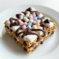 Schokoladen-Marschmallow-Rice-Krispie-Leckereien Rezept
