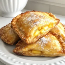 - 2 große Äpfel (Granny Smith oder Honeycrisp), geschält, entkernt und gewürfelt - 1 Esslöffel Zitronensaft - 1 Teelöffel Zimt - 2 Esslöffel brauner Zucker - 1 Esslöffel Mehl - 1 Paket fertiger Teig für Pie (oder selbstgemacht, wenn gewünscht) - 1 Ei, geschlagen (für die Eiwäsche) - Puderzucker (zum Bestäuben, optional) Die Wahl der Äpfel ist sehr wichtig. Granny Smith sind sauer und fest. Sie geben einen schönen Kontrast zur Süße. Honeycrisp sind süßer und knuspriger. Diese Äpfel machen die Füllung saftig und lecker. Mische auch verschiedene Sorten. So bekommst du eine tolle Mischung aus Aromen. Achte darauf, dass die Äpfel frisch sind. Frische Äpfel sorgen für den besten Geschmack. Wenn du keinen fertigen Teig nutzen möchtest, kannst du auch selbst welchen machen. Ein einfacher Mürbeteig ist schnell zubereitet. Du brauchst Mehl, Butter, Zucker und Wasser. Mische alles gut und lasse den Teig ruhen. Du kannst auch Blätterteig verwenden. Blätterteig wird schön knusprig und lecker. Diese Optionen geben dir mehr Freiraum. So kannst du die Handpasteten nach deinem Geschmack anpassen. {{ingredient_image_2}} Zuerst musst du die Äpfel vorbereiten. Nimm zwei große Äpfel, wie Granny Smith oder Honeycrisp. Schäle sie, entferne die Kerne und schneide sie in kleine Stücke. Das sorgt für einen guten Biss. Gib die gewürfelten Äpfel in eine mittelgroße Schüssel. Füge einen Esslöffel Zitronensaft hinzu. Das verhindert, dass die Äpfel braun werden. Dann kommt ein Teelöffel Zimt dazu. Der Zimt gibt der Füllung einen warmen Geschmack. Jetzt ist der braune Zucker dran. Zwei Esslöffel sorgen für die süße Note. Füge einen Esslöffel Mehl hinzu, um die Mischung etwas zu binden. Rühre gut um, bis alle Äpfel gleichmäßig bedeckt sind. Deine Apfelmischung ist nun bereit. Jetzt bereiten wir den Teig vor. Du kannst fertigen Pieteig verwenden oder selbst machen, wenn du magst. Rolle den Teig auf einer leicht bemehlten Fläche aus. Achte darauf, dass er nicht zu dünn wird. Verwende einen runden Ausstecher, um Kreise aus dem Teig zu schneiden. Jeder Kreis sollte etwa 10 cm im Durchmesser sein. Das macht es einfacher, die Handpasteten zu füllen. Nimm einen Teigkreis und lege einen Esslöffel der Apfelmischung in die Mitte. Achte darauf, dass du einen kleinen Rand frei lässt. Klappe den Teig über die Füllung. So entsteht die Halbmondform. Drücke die Ränder gut zusammen. Um einen schönen Effekt zu erzielen, drücke mit einer Gabel die Ränder fest. Das sieht toll aus und hält die Füllung drin. Heize deine Luftfritteuse auf 175 °C vor. Bestreiche die Oberseiten der Handpasteten mit dem geschlagenen Ei. Das gibt ihnen einen goldenen Glanz. Lege die Pasteten in den Korb, aber achte darauf, dass sie nicht übereinander liegen. Frittiere die Handpasteten für 10 bis 12 Minuten, bis sie goldbraun und knusprig sind. Lass sie nach dem Frittieren kurz abkühlen. Wenn du magst, kannst du sie mit Puderzucker bestäuben, bevor du sie servierst. Um die perfekte Füllung für deine Apfel-Handpasteten zu machen, wähle die besten Äpfel. Ich empfehle Granny Smith oder Honeycrisp. Sie sind süß und sauer, was einen tollen Geschmack ergibt. Mische die Äpfel mit Zitronensaft, Zimt, braunem Zucker und Mehl. Das Mehl hilft, die Füllung zu binden. Achte darauf, die Mischung gut zu umrühren. So verteilt sich der Geschmack gleichmäßig. Die Eiwäsche ist ein einfacher Schritt, der viel bewirken kann. Schlage ein Ei in einer kleinen Schüssel auf. Nutze einen Pinsel, um die Oberseite der Handpasteten zu bestreichen. Dies gibt ihnen einen schönen, goldenen Glanz beim Frittieren. Der Glanz macht die Pasteten ansprechender und leckerer. Es ist der letzte Schliff, der sie besonders macht. Ein häufiger Fehler ist, die Füllung zu überfüllen. Lass einen kleinen Rand um die Ränder des Teigs. So bleibt die Füllung drin, wenn du die Pasteten schließt. Ein weiterer Fehler ist, die Handpasteten nicht genug zu bräunen. Achte darauf, dass dein Luftfritteusenofen gut vorgeheizt ist. Frittiere die Pasteten in einer einzelnen Schicht, damit sie gleichmäßig garen. So vermeidest du matschige Stellen und erhältst knusprige Leckereien. Pro Tipps Äpfel wählen: Granny Smith oder Honeycrisp sind ideal für einen perfekten Mix aus Süße und Säure. Teig richtig ausrollen: Verwenden Sie ausreichend Mehl, um ein Kleben zu verhindern, und rollen Sie den Teig dünn aus für knusprige Pasteten. Füllung nicht überfüllen: Ein Esslöffel Füllung reicht aus, um ein Überlaufen während des Frittiervorgangs zu vermeiden. Abkühlen lassen: Nach dem Frittieren sollten die Handpasteten einige Minuten abkühlen, damit die Füllung nicht zu heiß ist beim Servieren. {{image_4}} Du kannst mit verschiedenen Füllungen experimentieren. Obst wie Birnen oder Kirschen sind großartig. Auch eine Mischung aus Äpfeln und Cranberries sorgt für einen tollen Geschmack. Probiere Nüsse oder Schokolade für extra Crunch und Süße. Erstelle deine eigene Kombination und entdecke neue Geschmäcker. Wenn du glutenfrei kochen möchtest, gibt es viele Optionen. Du kannst glutenfreies Mehl verwenden, um deinen Teig selbst zu machen. Achte darauf, dass du auch glutenfreie Fertigteige findest. Diese sind oft in vielen Geschäften erhältlich. Prüfe die Zutatenliste, um sicherzustellen, dass sie wirklich glutenfrei sind. Die Gewürze machen viel aus. Du kannst den Zimt durch Muskatnuss oder Ingwer ersetzen. Für eine exotische Note füge Kardamom oder Vanille hinzu. Experimentiere mit der Süße. Wenn du es lieber weniger süß magst, reduziere den Zucker. Deine Handpasteten sollen dir schmecken! Um Reste deiner Luftfritteuse Apfel-Handpasteten aufzubewahren, lege sie in einen luftdichten Behälter. Du kannst sie bei Raumtemperatur für bis zu zwei Tage lagern. Wenn du sie länger aufbewahren möchtest, lege sie in den Kühlschrank. So bleiben sie frisch für bis zu eine Woche. Um die Handpasteten wieder aufzuwärmen, stelle die Luftfritteuse auf 160 °C ein. Lege die Pasteten in den Korb und erwärme sie für etwa 5 Minuten. So werden sie warm und knusprig, wie frisch zubereitet. Um die Knusprigkeit zu erhalten, bewahre die Handpasteten nicht in einem geschlossenen Behälter auf. Die Feuchtigkeit kann den Teig weich machen. Du kannst auch die Reste im Ofen aufbacken, um die Knusprigkeit zurückzubekommen. Erwärme sie bei 180 °C für 8 bis 10 Minuten. Ja, du kannst die Handpasteten im Ofen backen. Heize den Ofen auf 190 °C vor. Lege die Handpasteten auf ein Backblech. Bestreiche sie mit geschlagenem Ei für einen schönen Glanz. Backe sie 15 bis 20 Minuten, bis sie goldbraun sind. Der Ofen gibt den Pasteten einen anderen Geschmack, der sehr lecker ist. Ja, es gibt vegane Alternativen. Du kannst die Äpfel mit Zucker, Zimt und Zitronensaft mischen. Anstelle von Ei für die Eiwäsche kannst du pflanzliche Milch benutzen. Ein Pinsel mit Pflanzenmilch sorgt für eine schöne Farbe. So bleiben die Pasteten vegan und schmecken dennoch köstlich. Die Handpasteten sind im Kühlschrank etwa 3 bis 4 Tage haltbar. Achte darauf, sie in einem luftdichten Behälter aufzubewahren. Du kannst sie auch einfrieren. Im Gefrierfach halten sie bis zu 2 Monate. Zum Aufwärmen kannst du sie in der Luftfritteuse oder im Ofen knusprig machen. Diese Anleitung gibt Ihnen alles, was Sie brauchen für köstliche Handpasteten. Wir haben die wichtigen Zutaten und deren Auswahl besprochen. Sie wissen jetzt, wie man die Apfelmischung zubereitet und den perfekten Teig macht. Außerdem haben wir Tipps gegeben, um häufige Fehler zu vermeiden und die Füllung zu variieren. Denken Sie daran, die Knusprigkeit zu erhalten und Reste richtig zu lagern. Mit diesem Wissen sind Sie bereit, Ihre eigenen leckeren Handpasteten zu backen. Viel Spaß beim Experimentieren und Genießen!